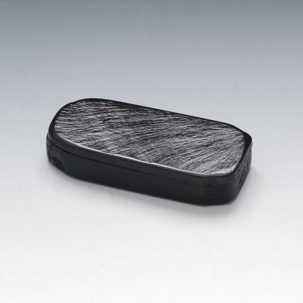 雄勝硯 天然型共蓋付三五度 105×45×21mm | ogatsusuzuri