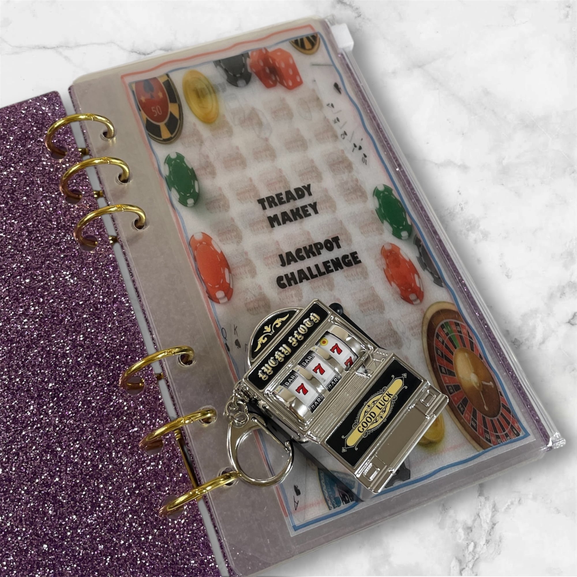 スロットSaving】リフィル貯金 Savings バインダー貯金 A6 | TREADY MAKER