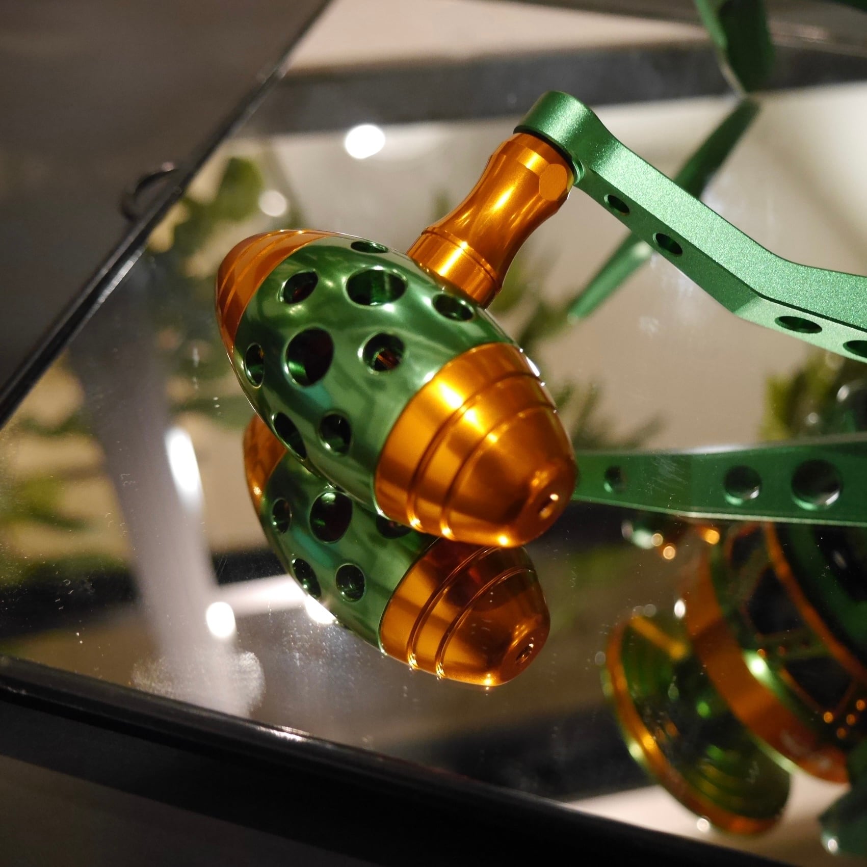 8000XH/16000S #Green/Gold SPINNING REEL JM MONSTER GAME 8000XH