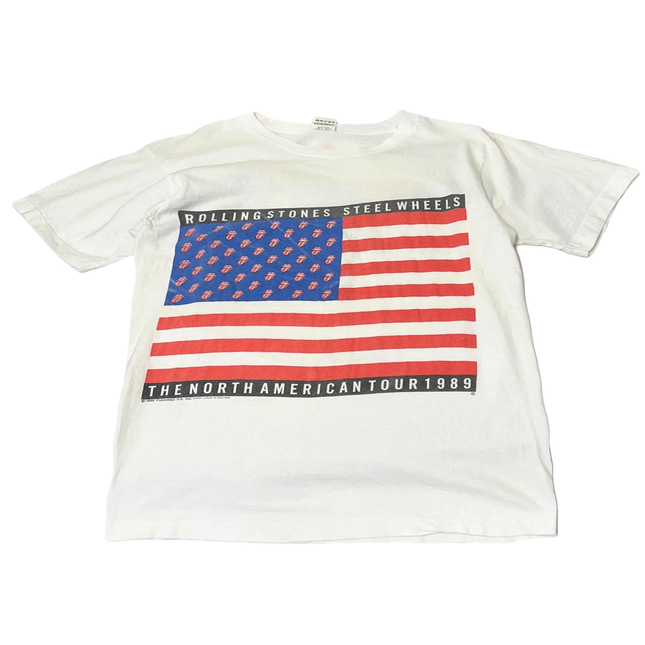 ザ・ローリング・ストーンズ スチール・ホイールズ Tシャツ Lサイズ