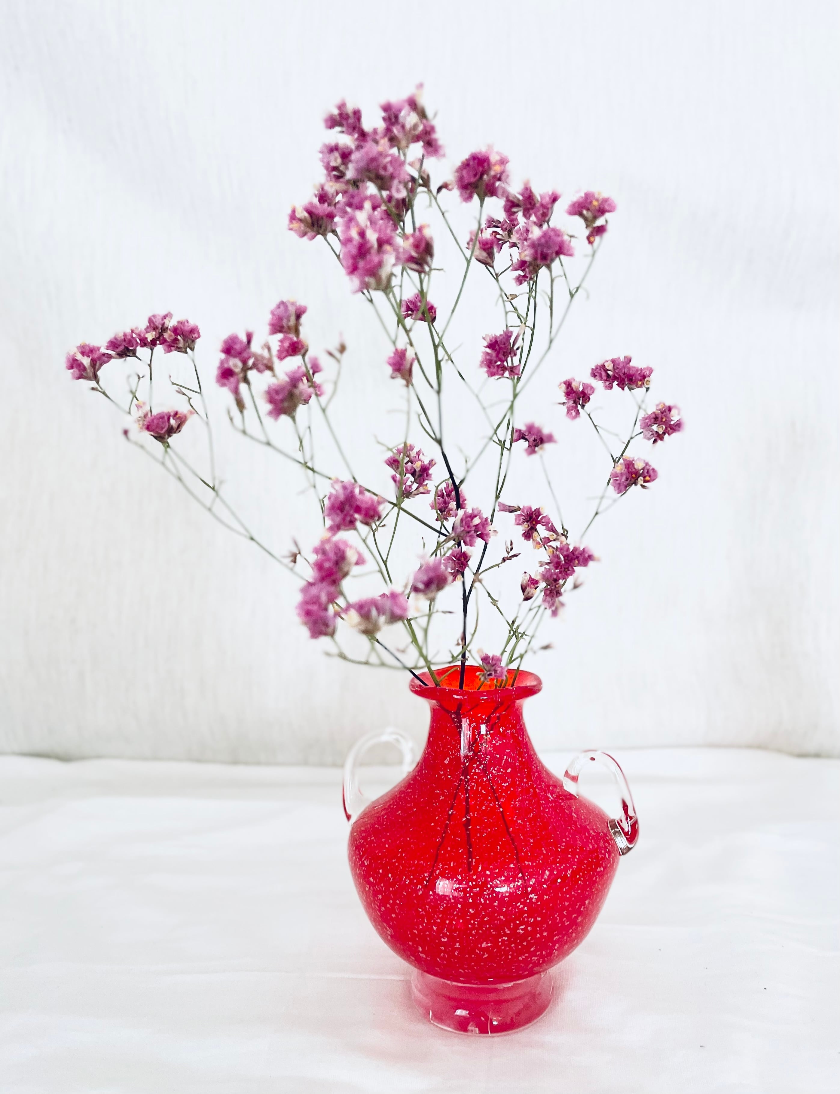 red art vase ヴィンテージ フラワーベース 花瓶 | mar cielo