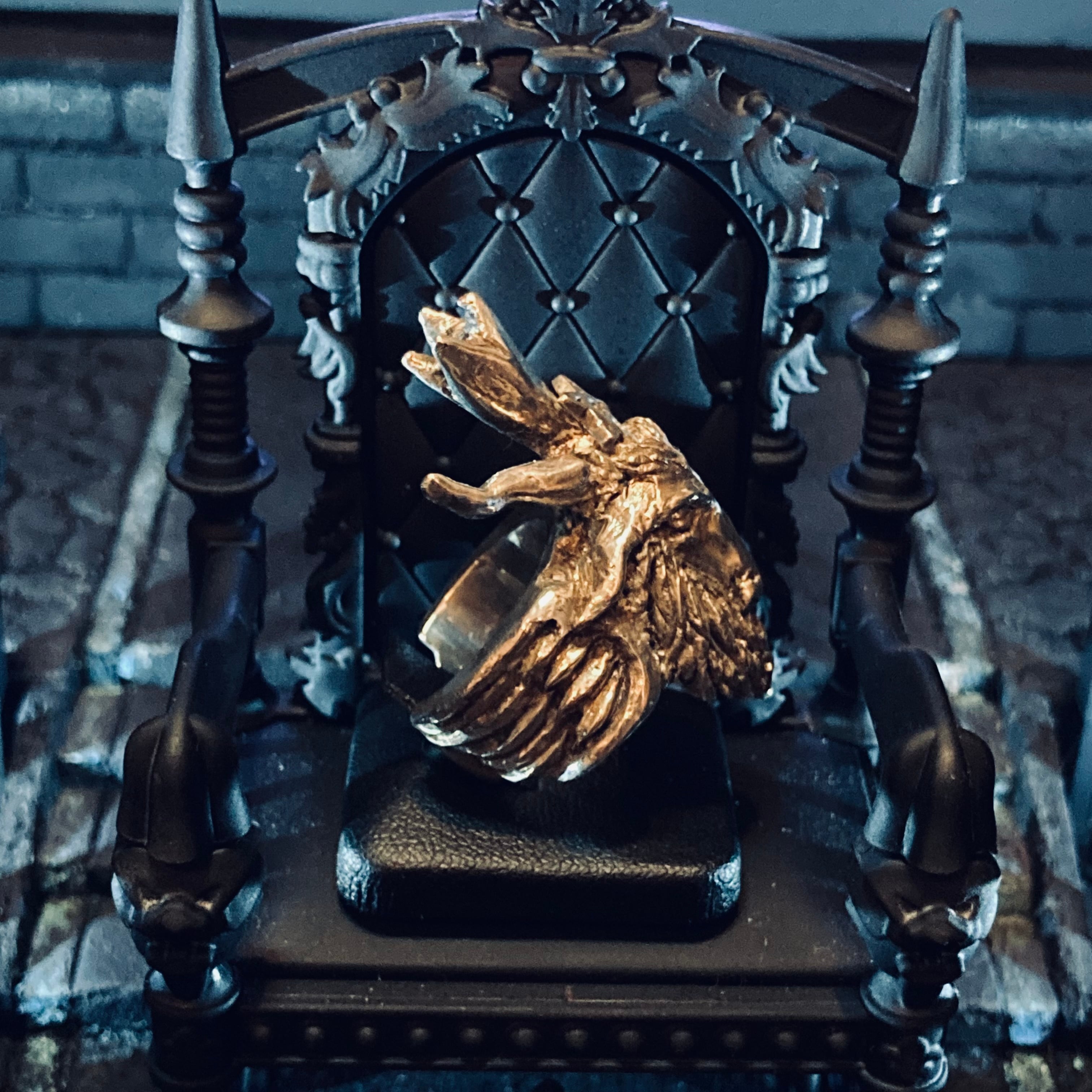 ジョージ・ワシントン モチーフ ネックレスとリングセット baphomet