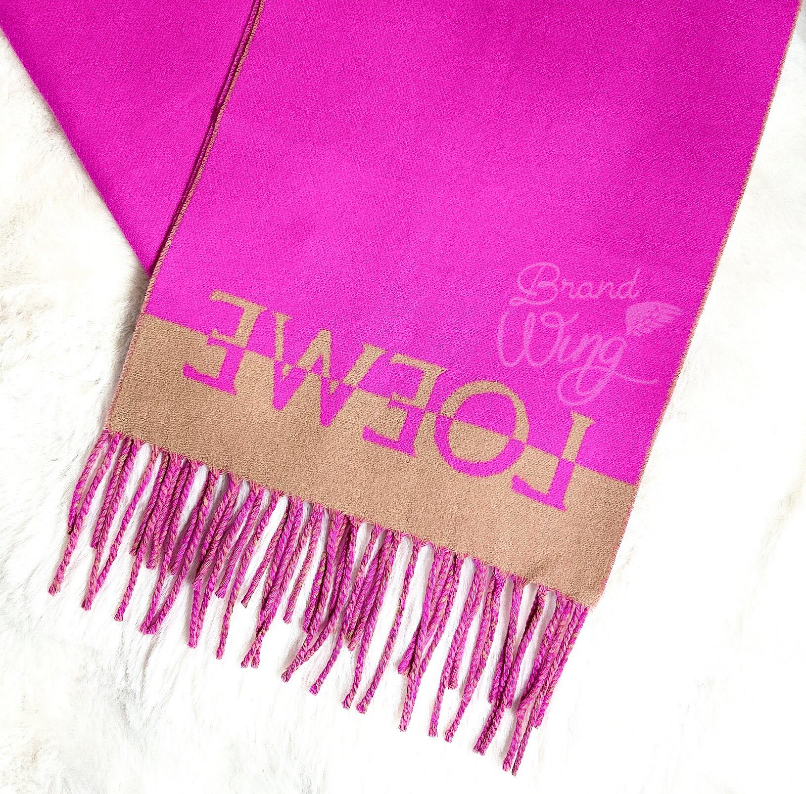 LOEWE マフラー バイカラー カシミア×ウール【新品同様】 | Pay ID