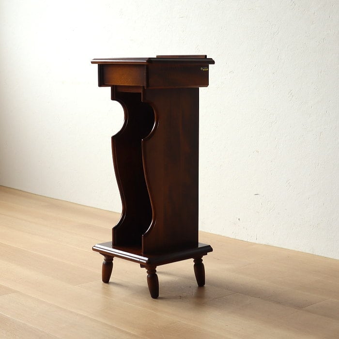 karimoku オールド カリモク コロニアル 電話台 花台 ※i4※ karimoku