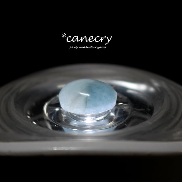 糸魚川 入りコン沢産 - 青翡翠のリング | 天然石ジュエリーの Canecry