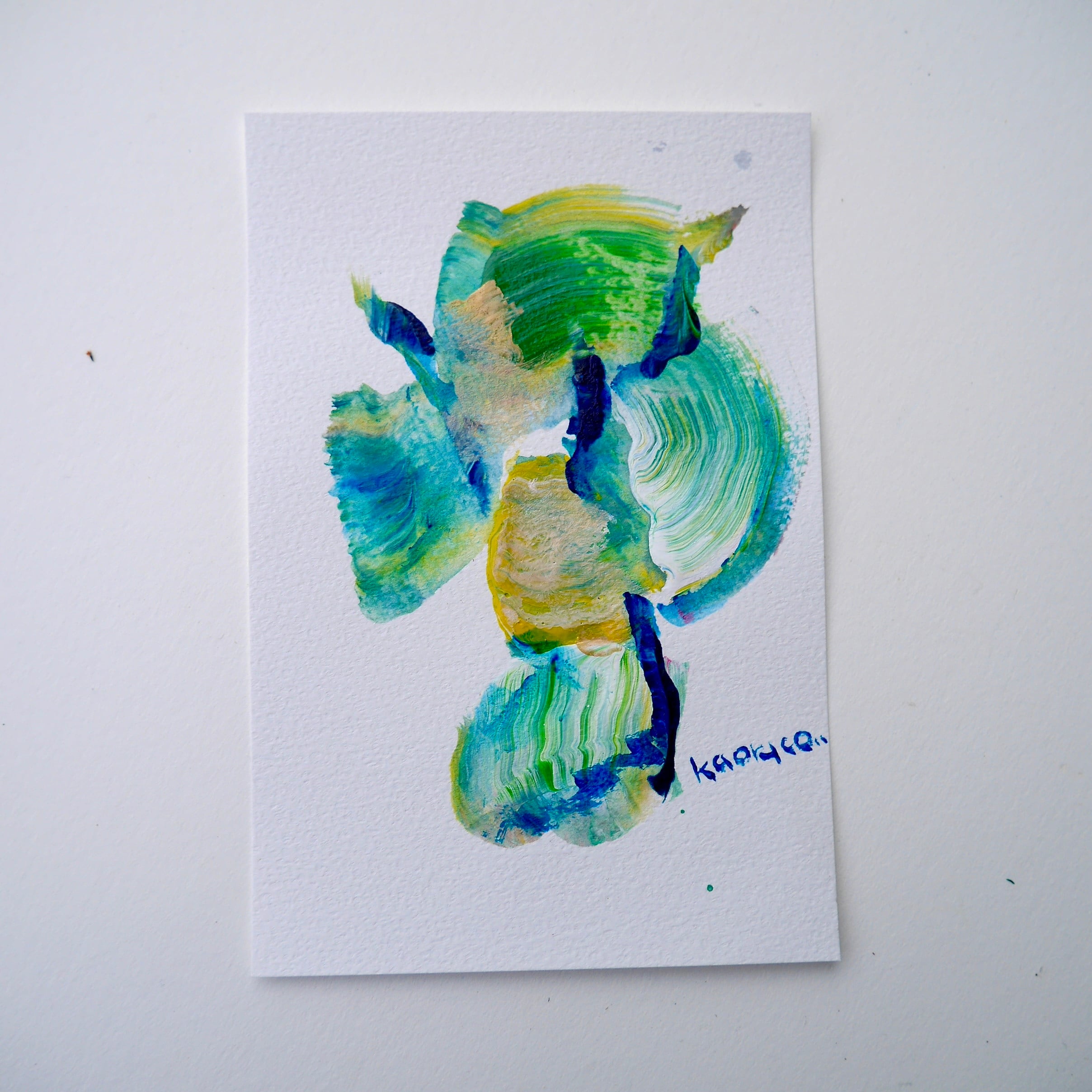 定期便】モダンアート 抽象画 3ヶ月に1回お届け ポストカードの定期便