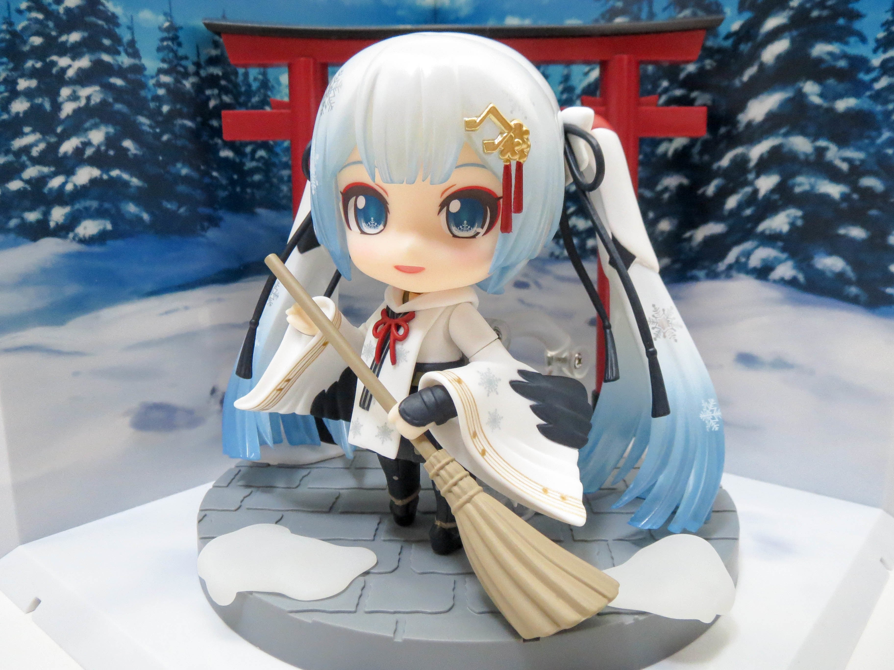 再入荷【850】 雪ミク タンチョウ巫女Ver. 髪パーツ ツインテールと