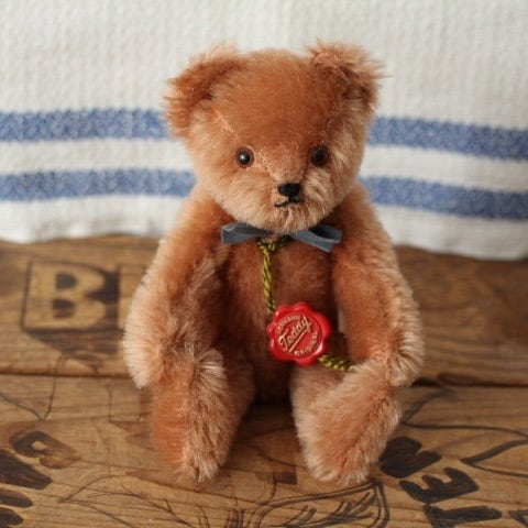 テディベア ゾッティ ハーマン アンティーク ビンテージ ドイツ ＊ 赤