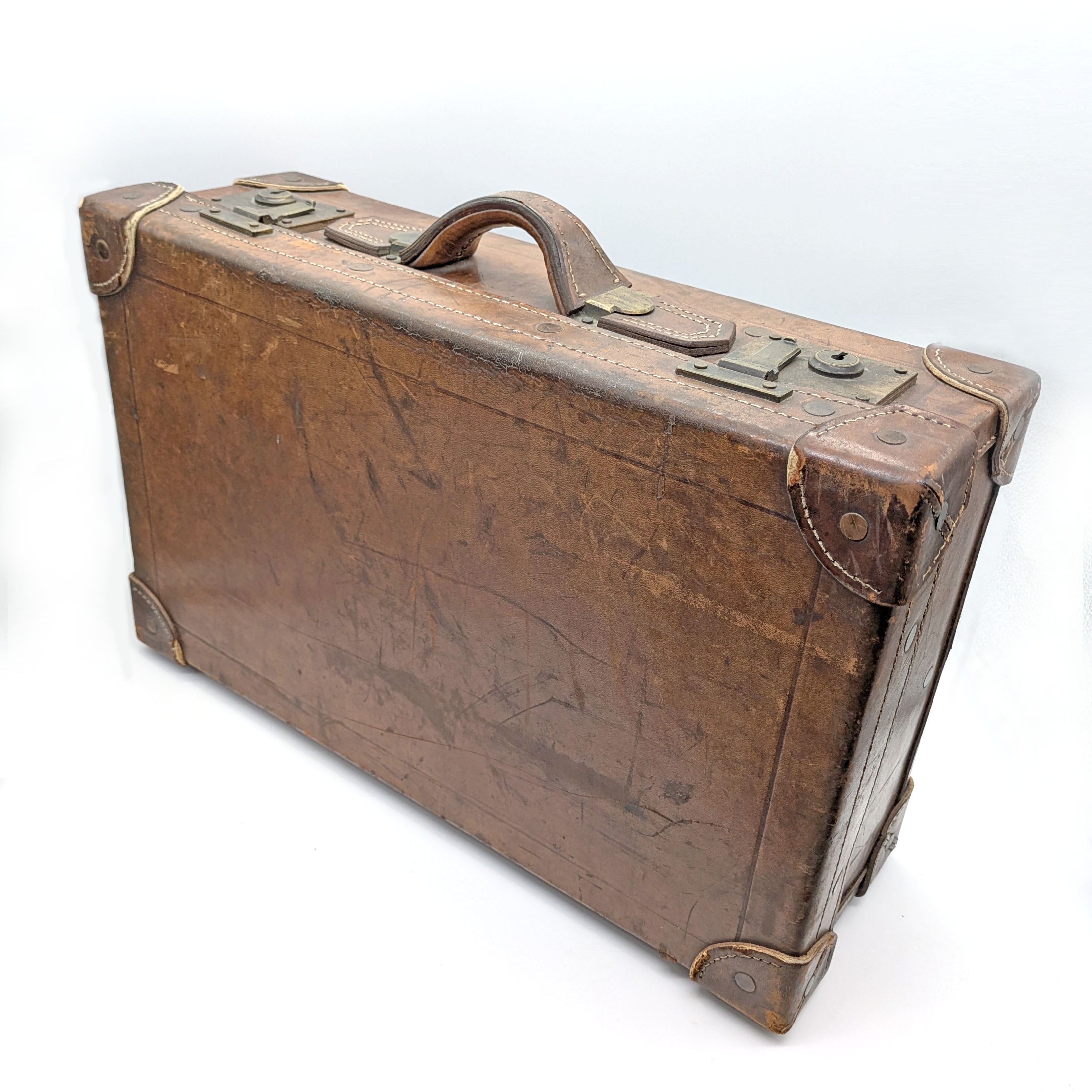 アンティーク】トランクケース ビジネスバッグ 旅行カバン 昭和レトロ