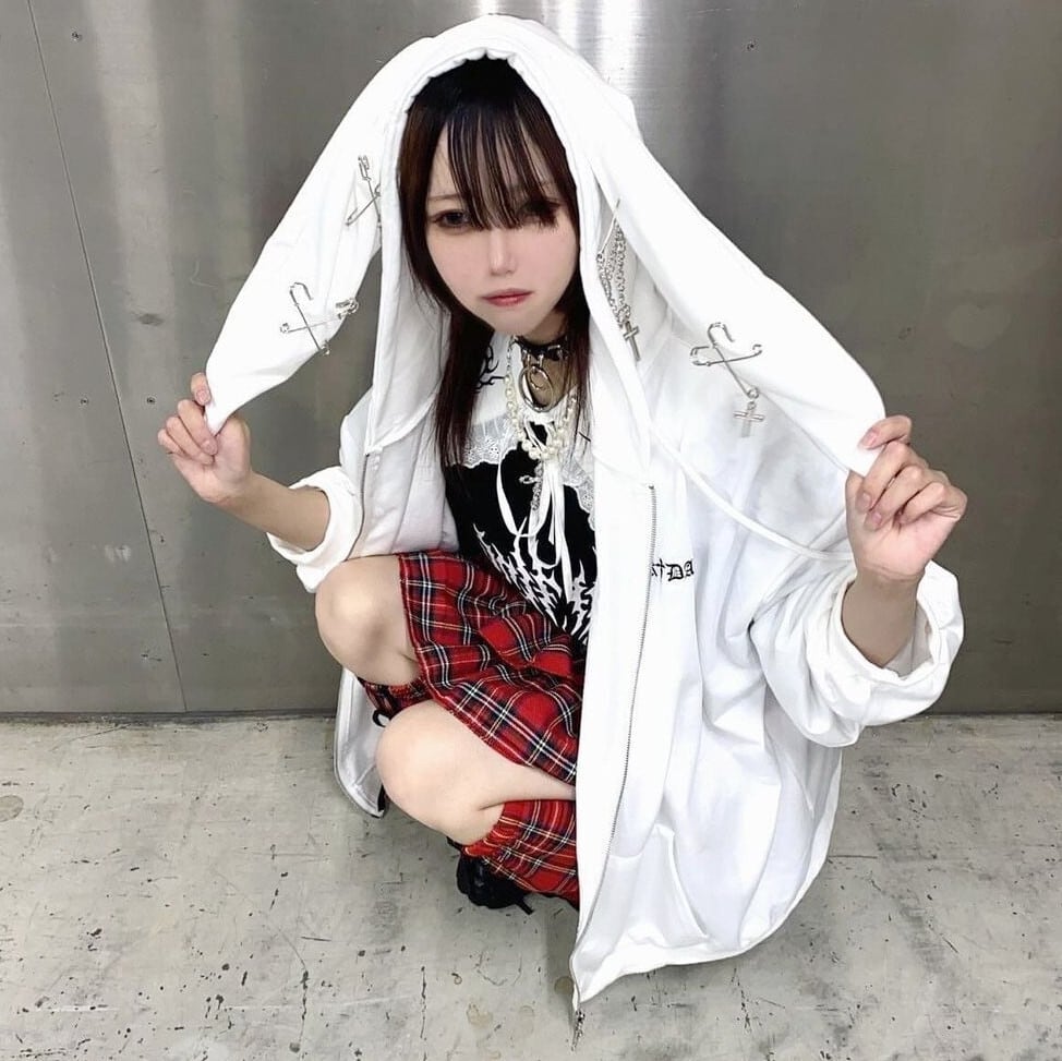 うさ耳ZIPパーカー(薄手) | VOLCAN&APHRODITE