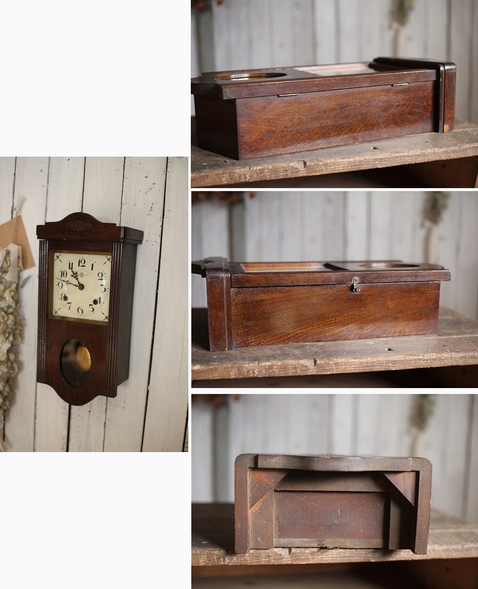 鶴巻時計店英工舎 古い掛時計 | denbee 古道具
