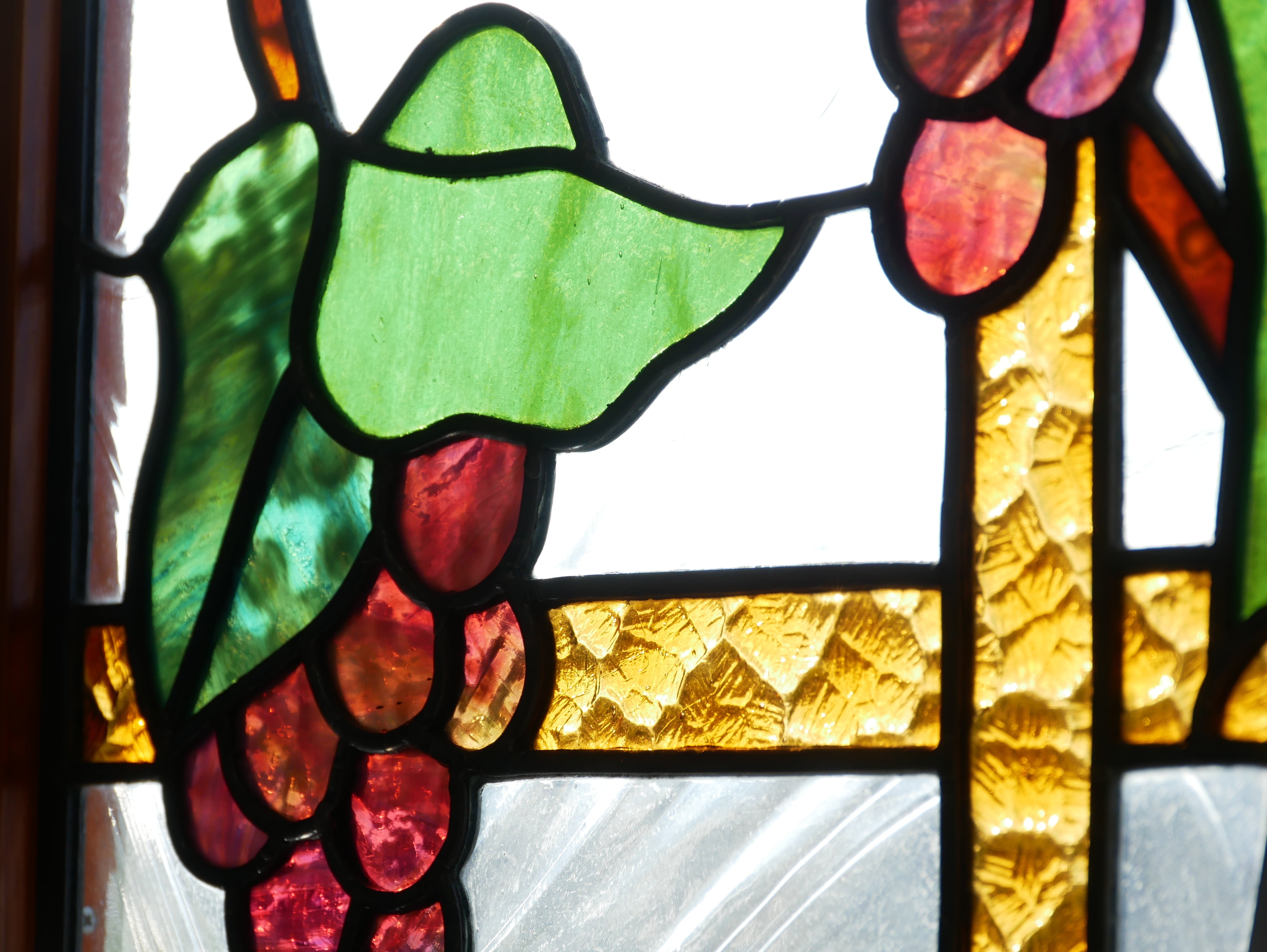 ステンドグラス】ブドウのパネル HK | ステンドグラス工房かわもと