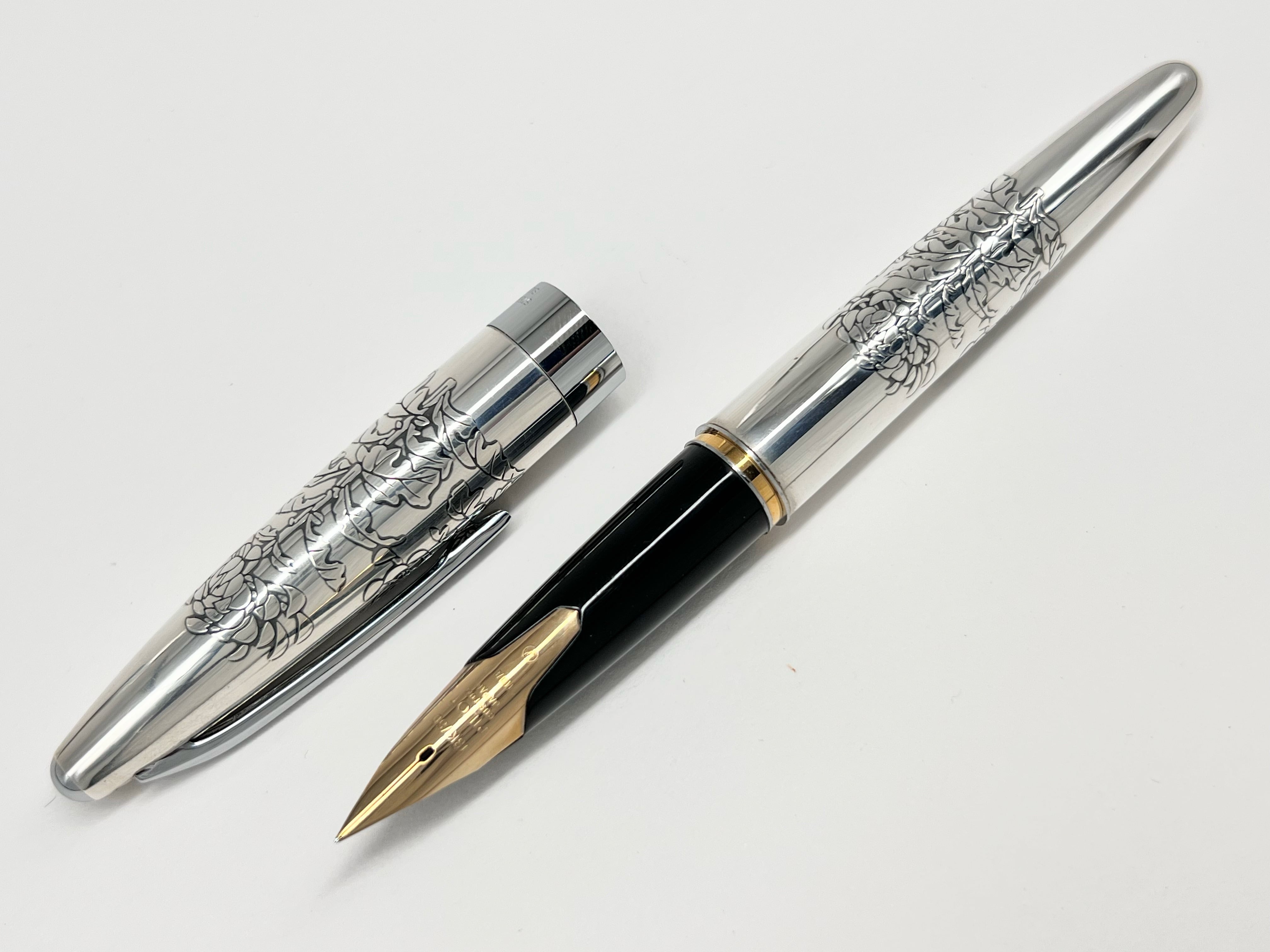 万年筆】PILOT CUSTOM スターリングシルバー K18WG