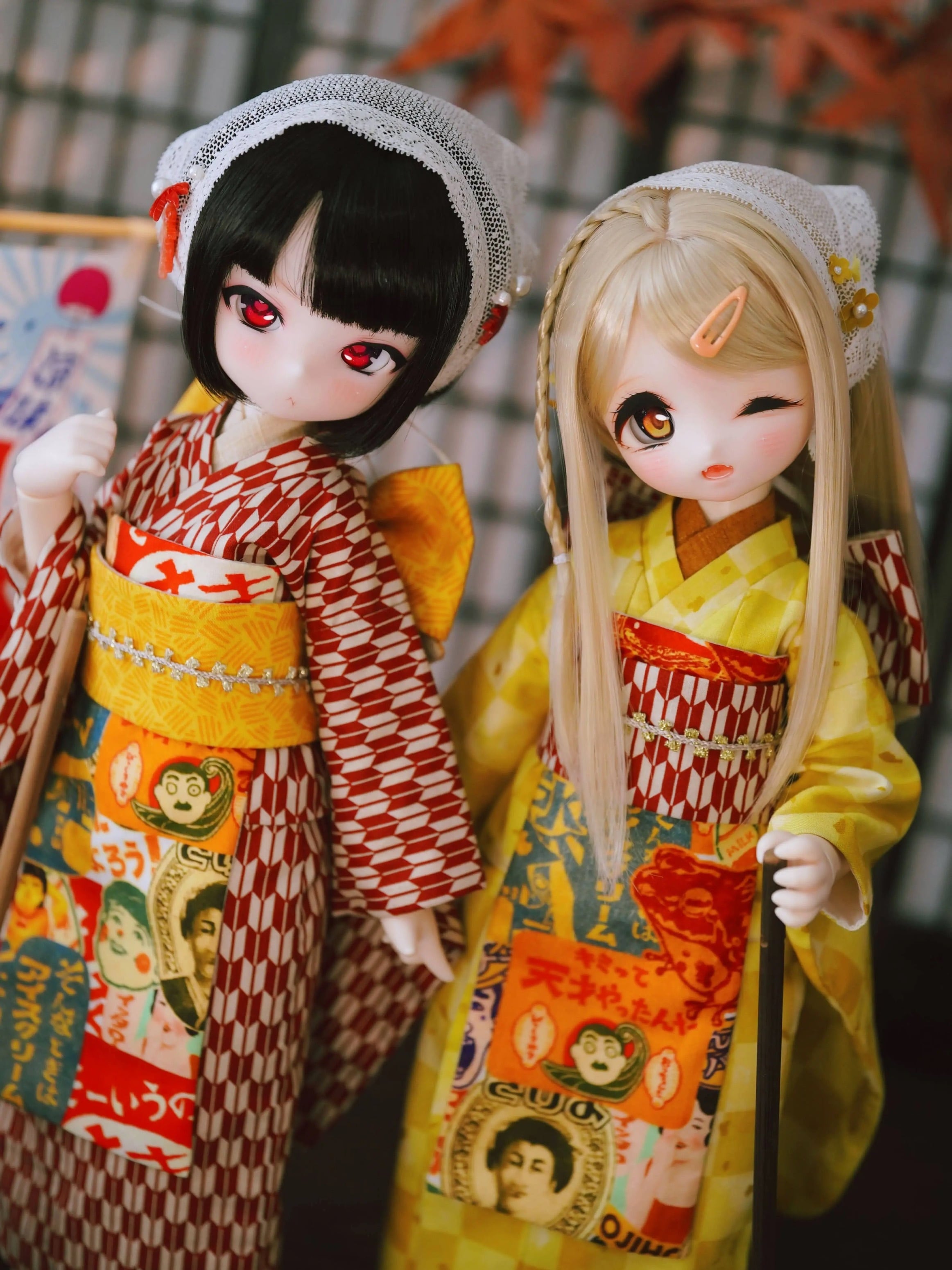 時間限定 BJDドール用衣装セット MDD/kumako/MSDサイズ通用 双子 全2色