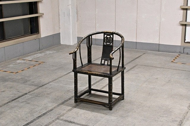 シノワズリ様式 楡材 アームレスチェア 中国家具Mandarin 椅子｜