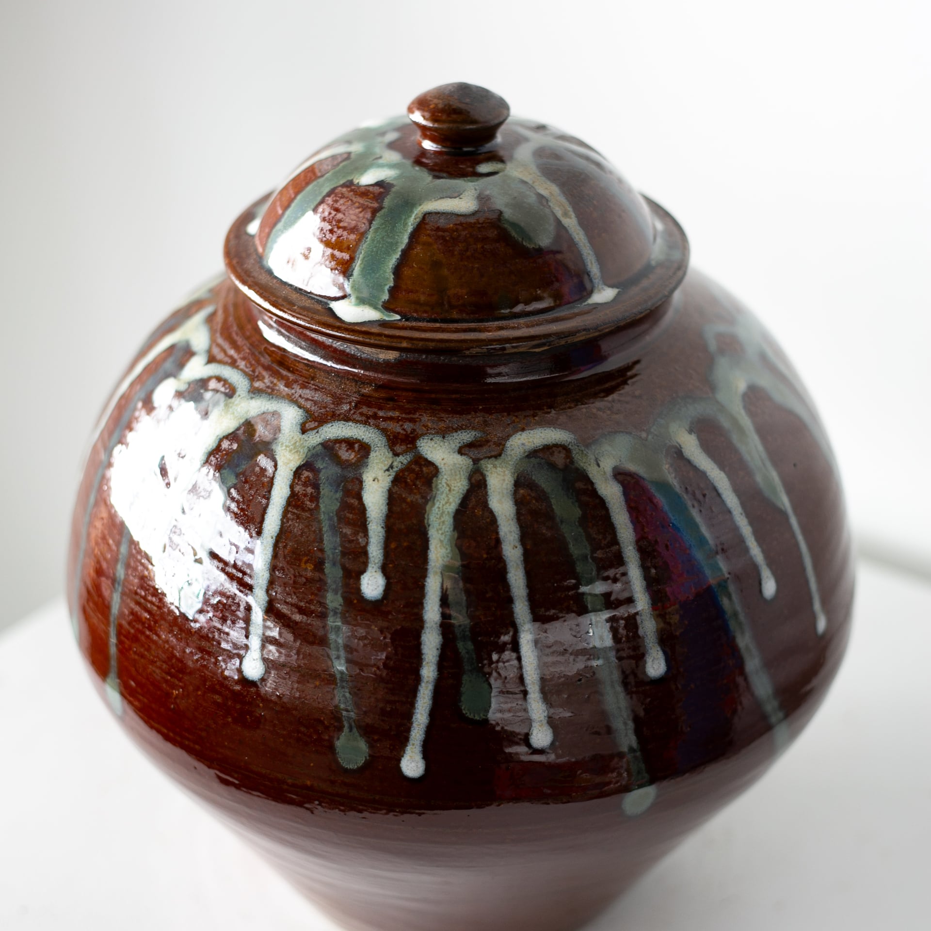 小鹿田焼 - 三升壺 / 流し掛け (made in Japan) | Et cetera