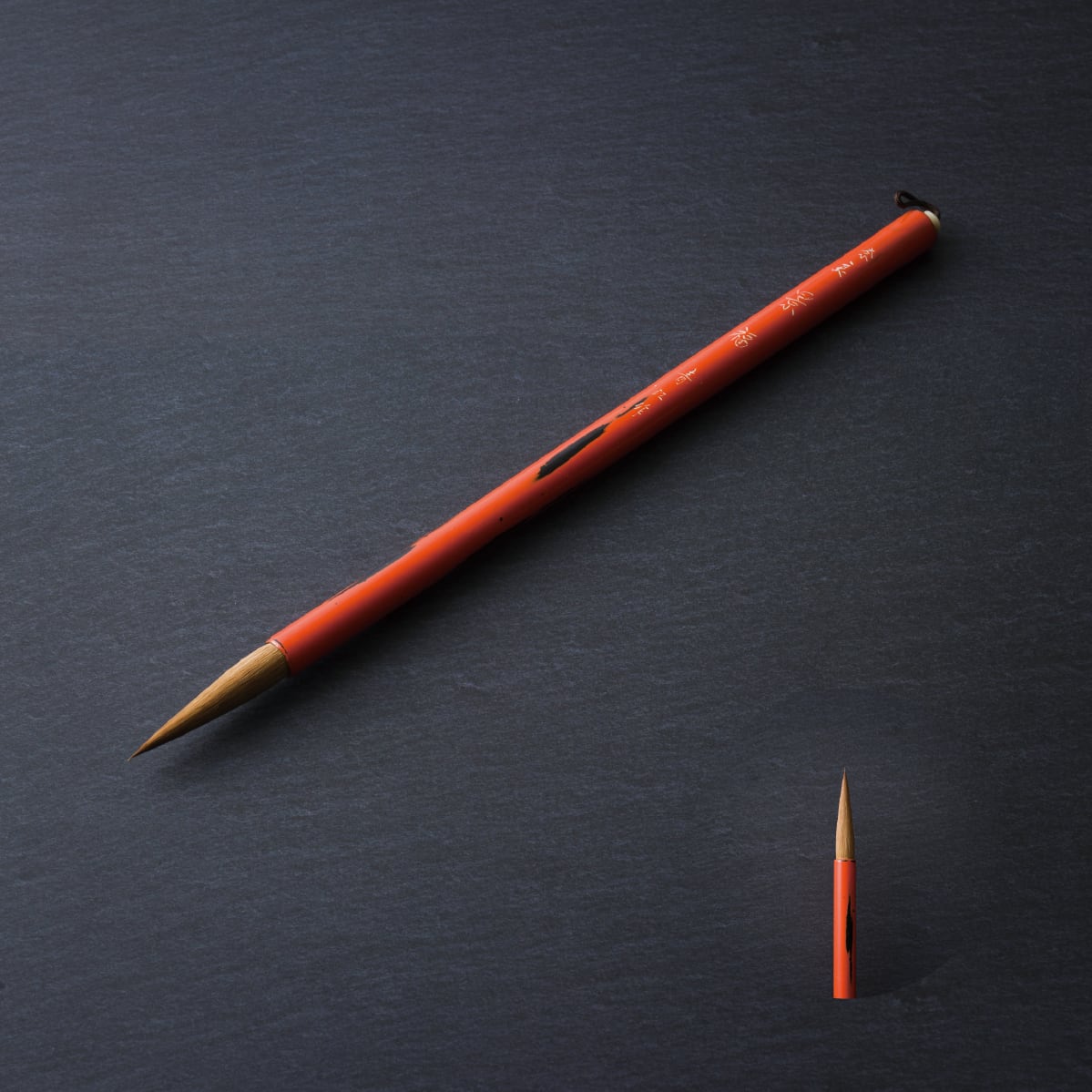 奈良筆：伝統工芸士 鈴木一朗氏作】おすすめ書道筆 景福（別名：悪魔の