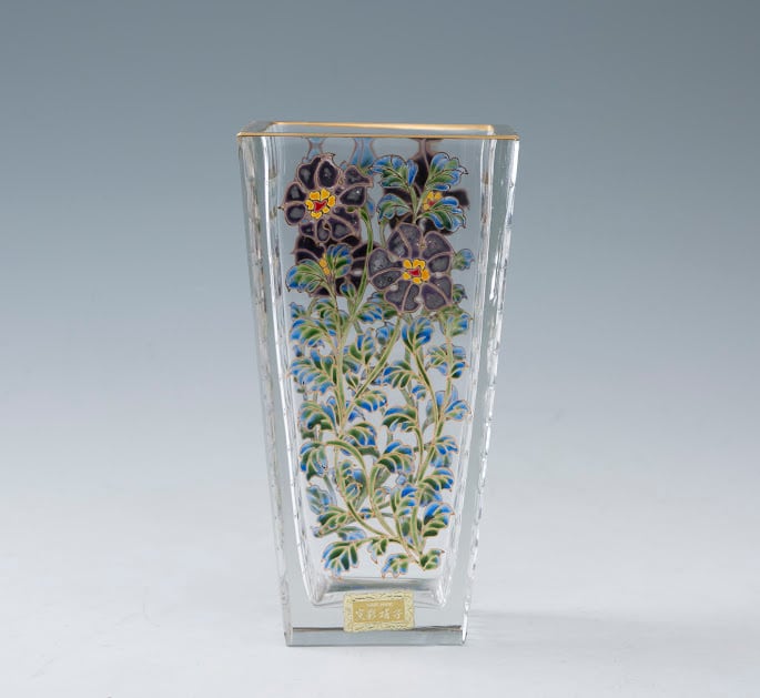 中国美術 七宝 ガラス 美品 八角 皿 パワーアイテム 骨董 アンティーク