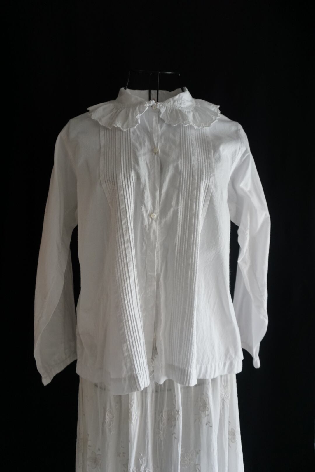 19世紀 france antique フランスアンティーク ブラウス レース