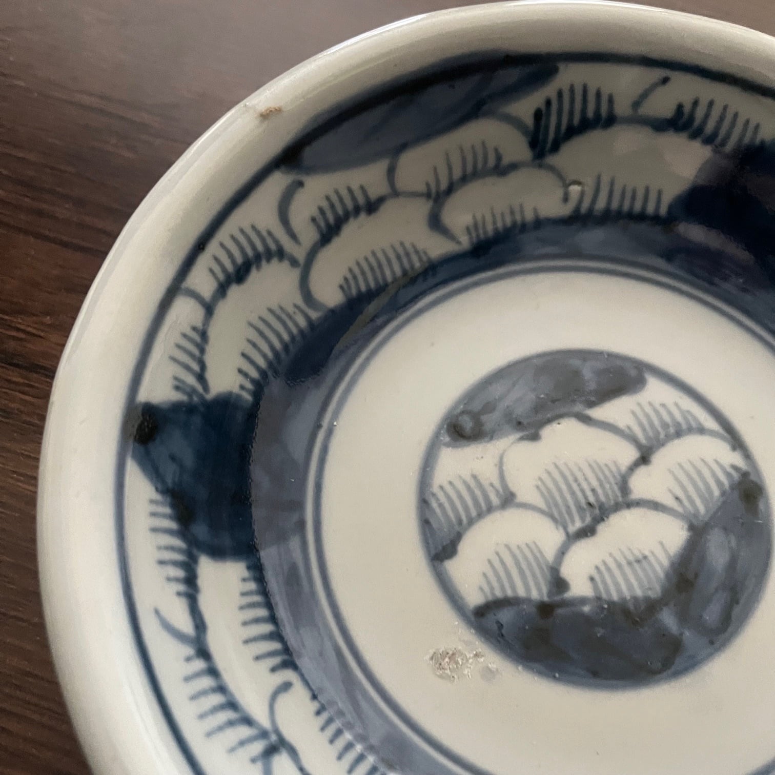 江戸期古伊万里染錦花蝶図膾皿七客なます皿古器を楽しむ料理屋収集家