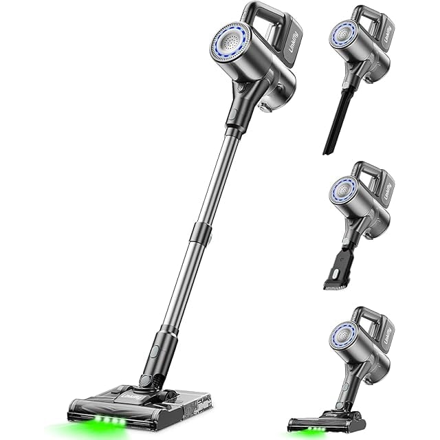 掃除機 コードレス 28000Pa強力吸引 Linkifly U5『サイクロン式 掃除機