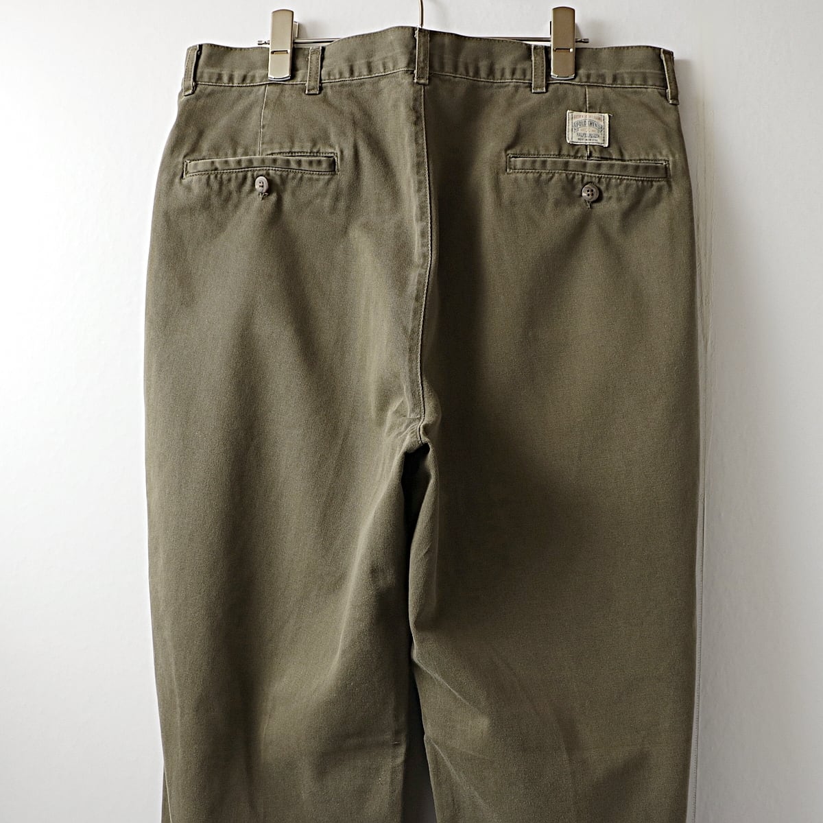 90s POLO Ralph Lauren ラルフローレン usa製 2タック チノ パンツ