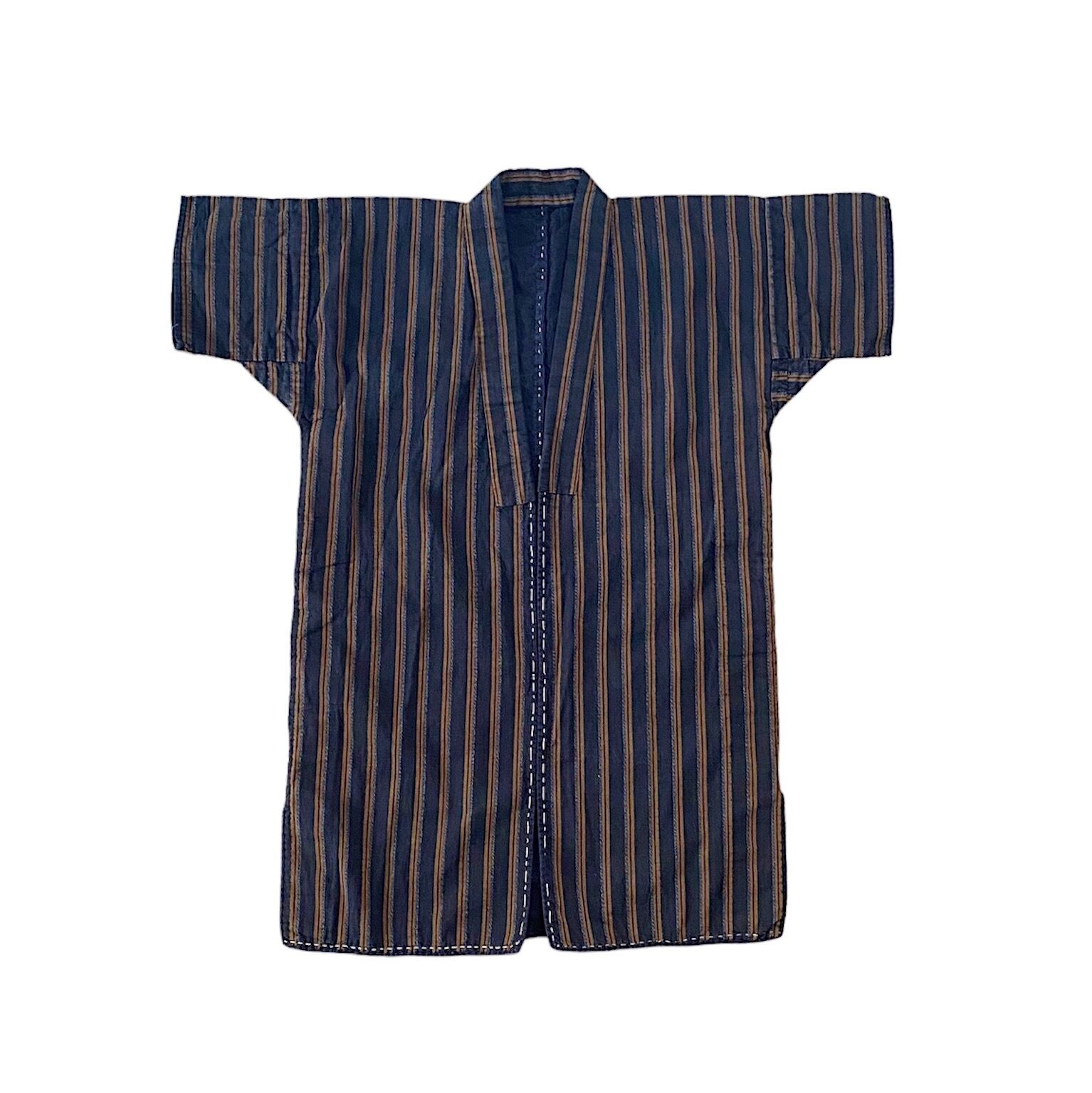 藍染 刺子半纏 野良着 明治時代 昭和初期 indigo - メルカリ 藍染 刺子