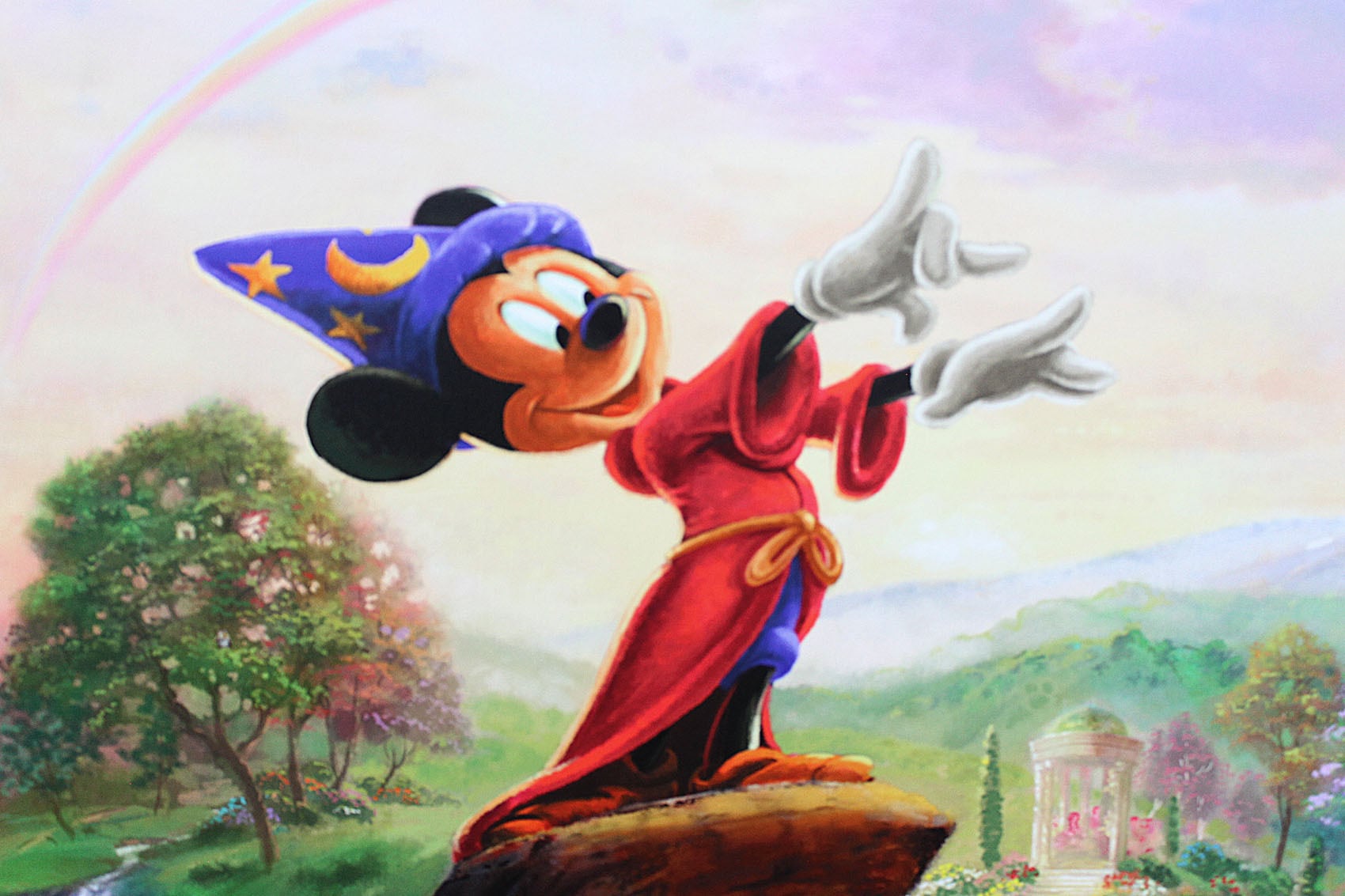 ディズニー絵画「ミッキーマウス/ファンタジア」作品証明書 展示用