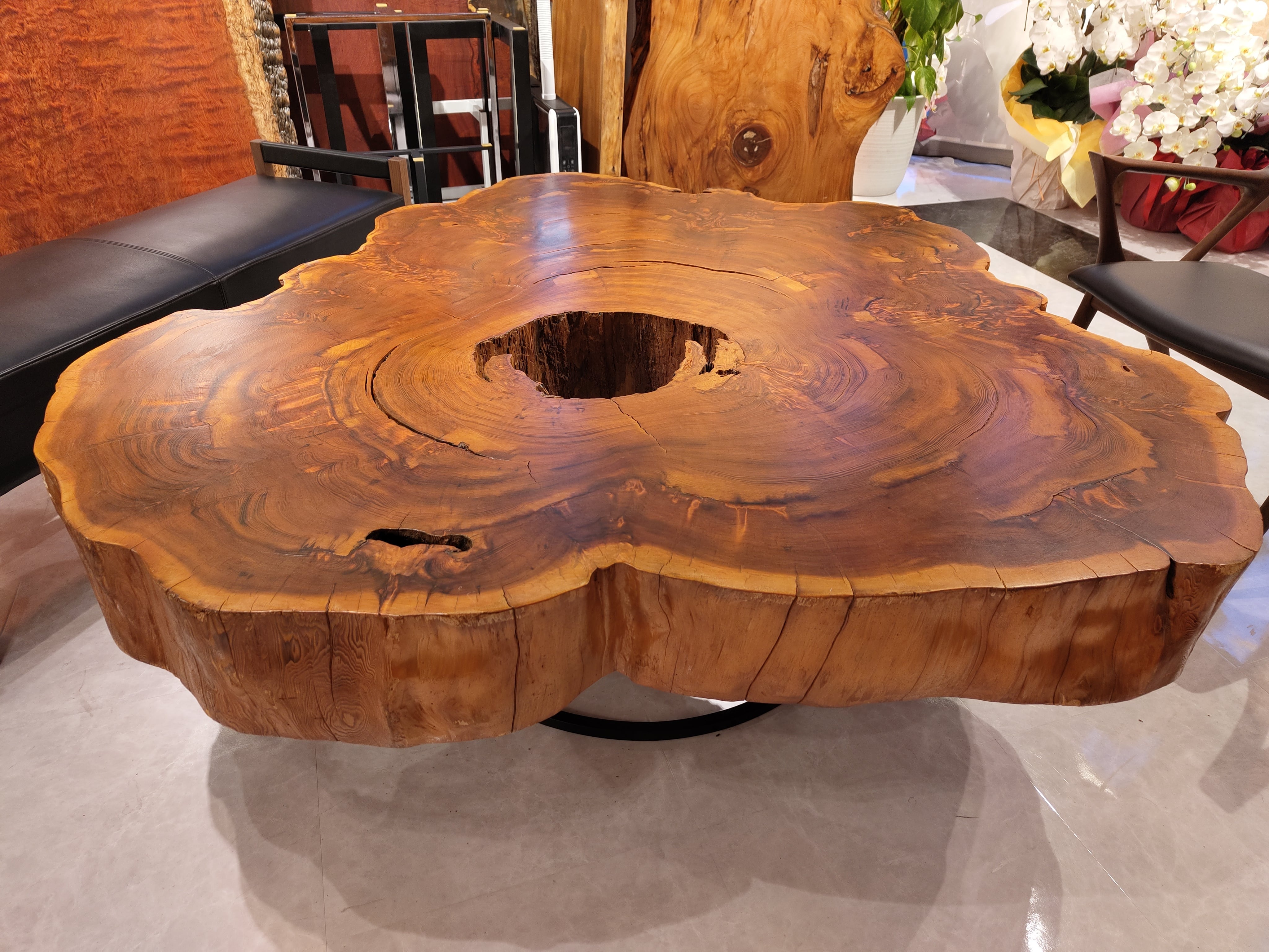 一枚板ローテーブル 屋久杉