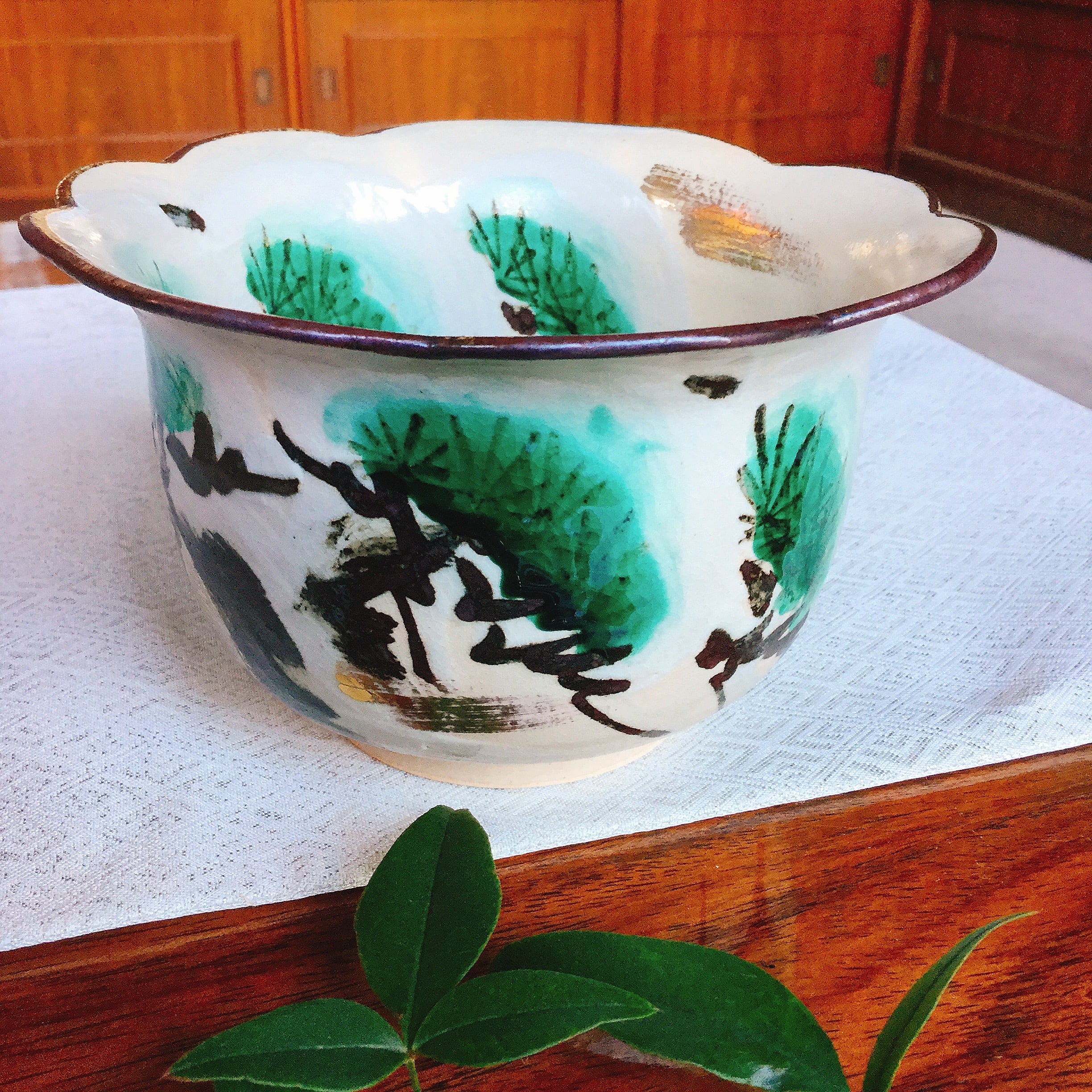 乾山写し透かし鉢水仙 乾山写し透かし鉢水仙 乾山写し透かし鉢水仙 【公式