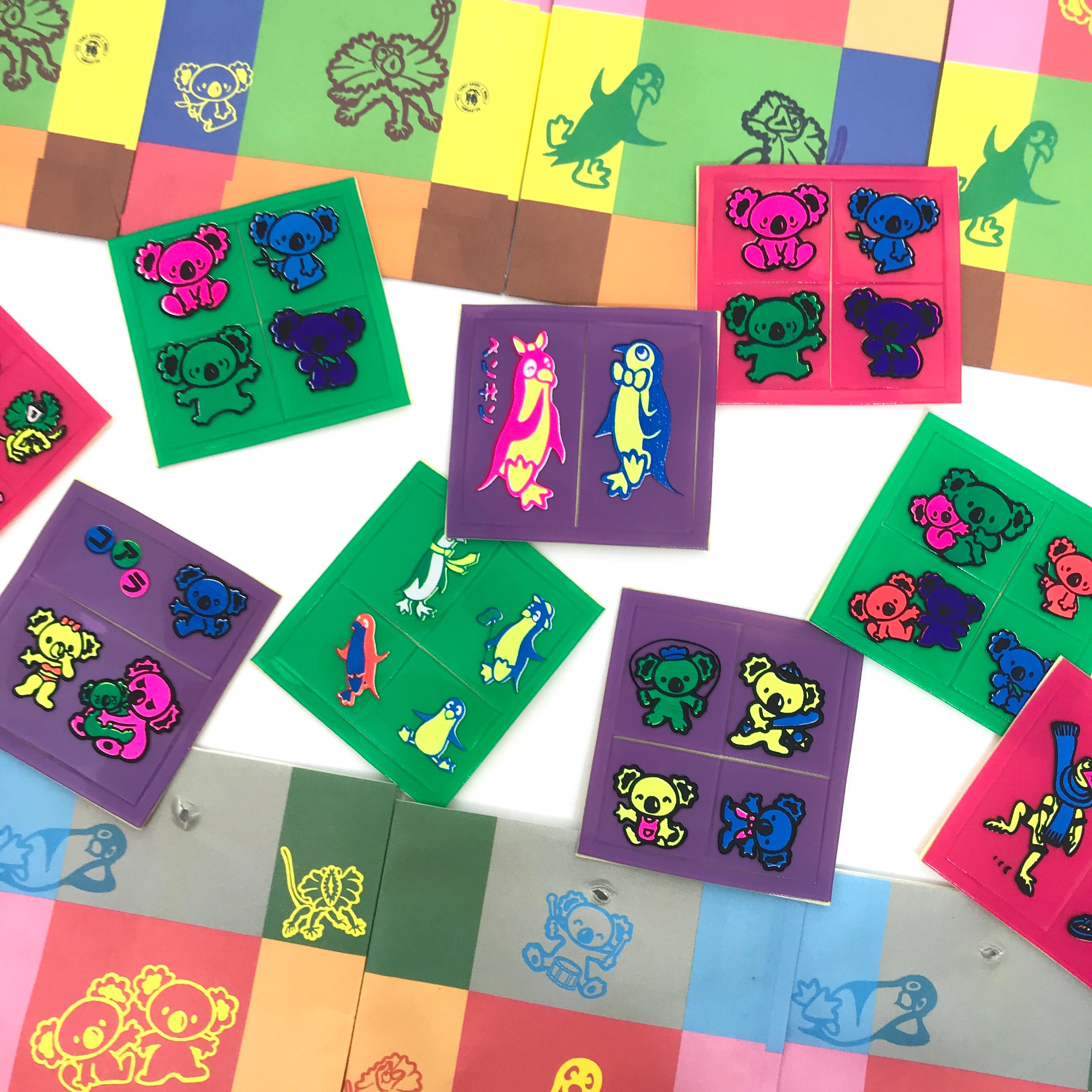 2Pセット☆80年代ラブラブシール☆ | ガラクタや ネバーランド