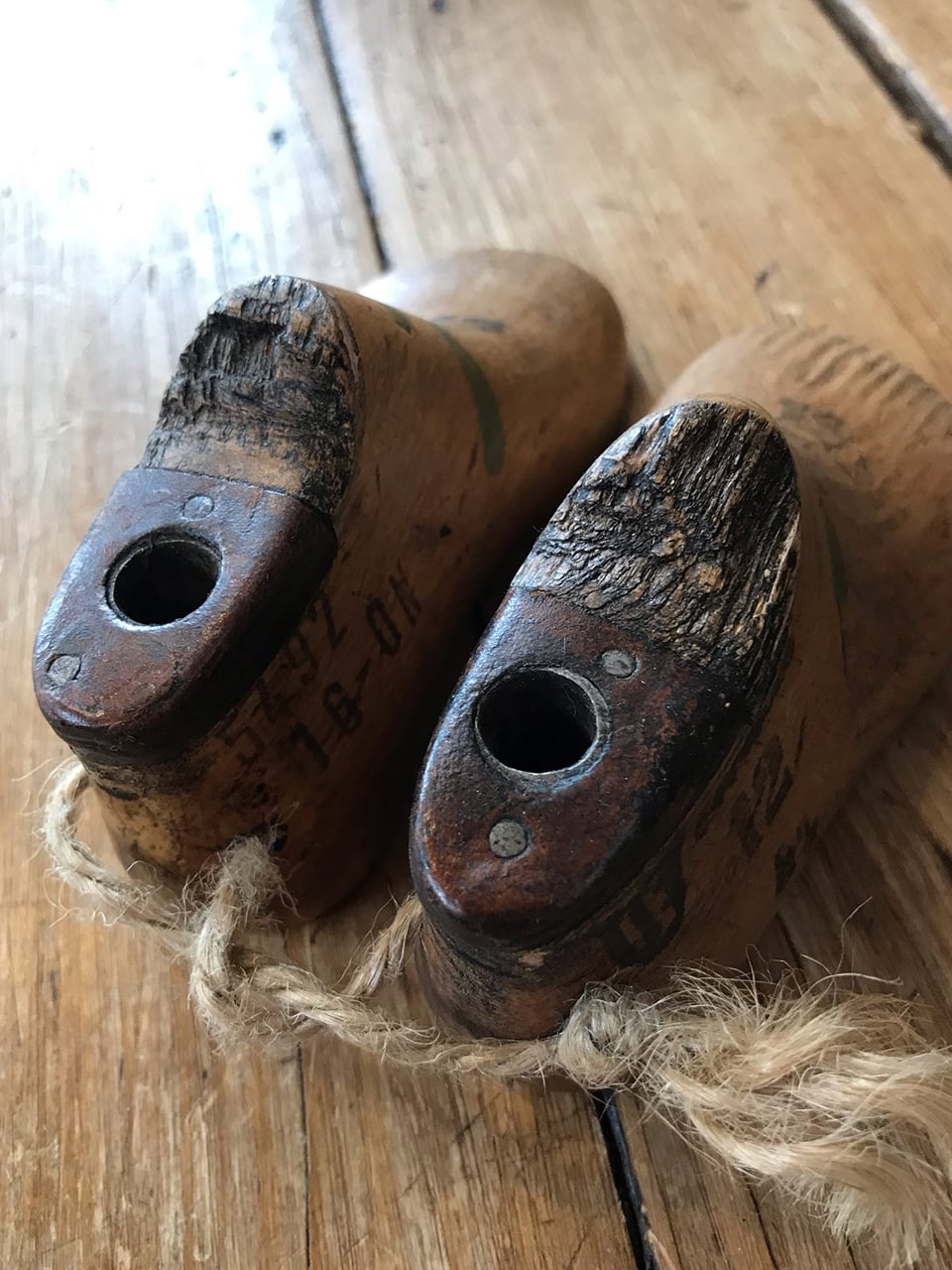 木製ベビーシューモールド 靴の木型 | Brocante de La Cocotte