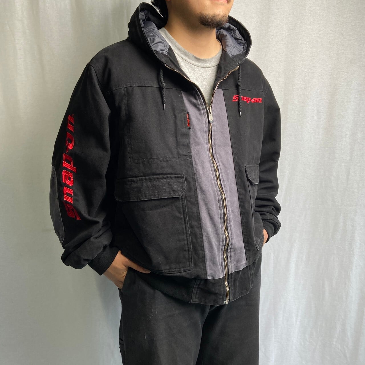 Snap-on スナップオン 企業ロゴ刺繍 ダック地 ワークジャケット