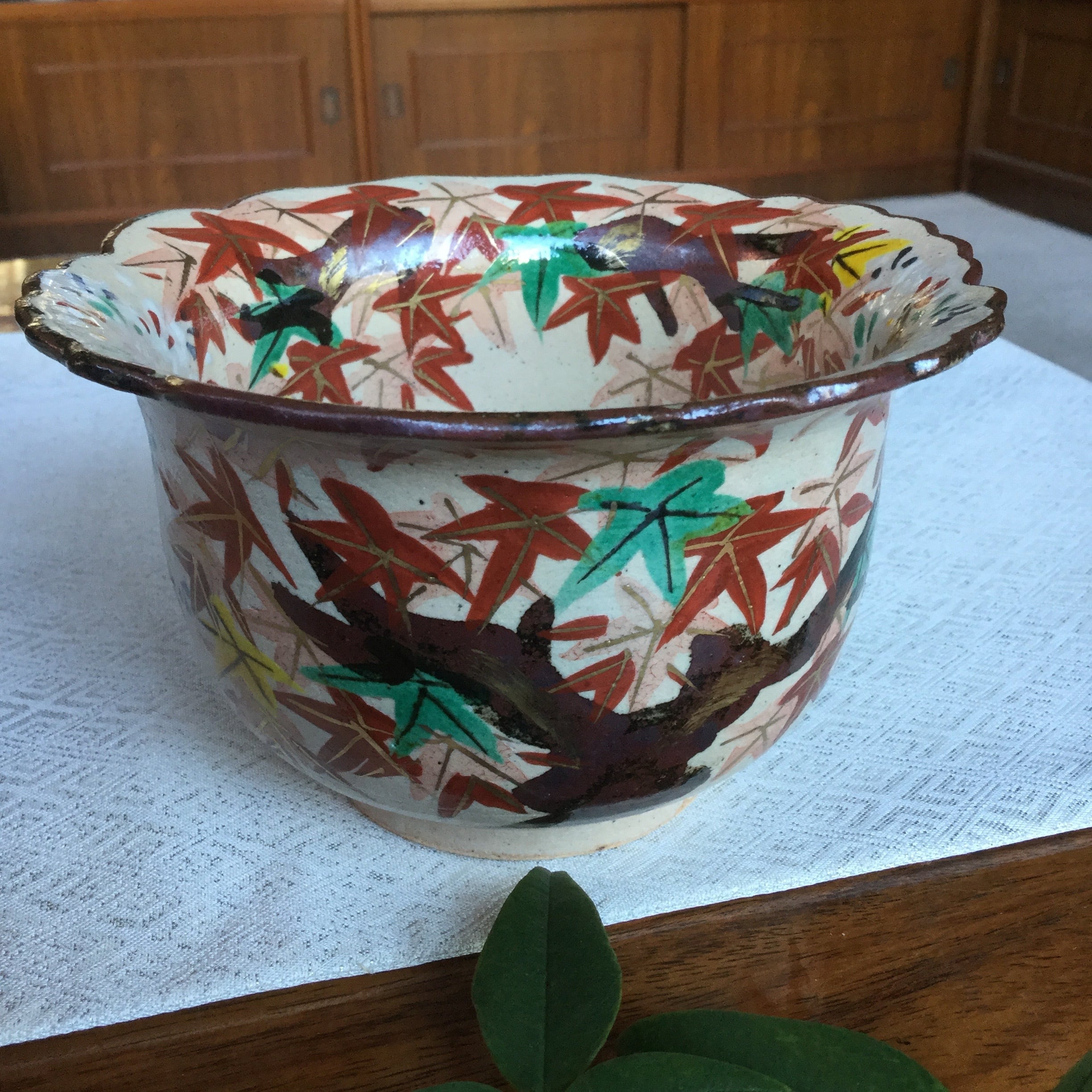 乾山 向付 雪松5客 秋草5客 確認用 乾山写雪松向付