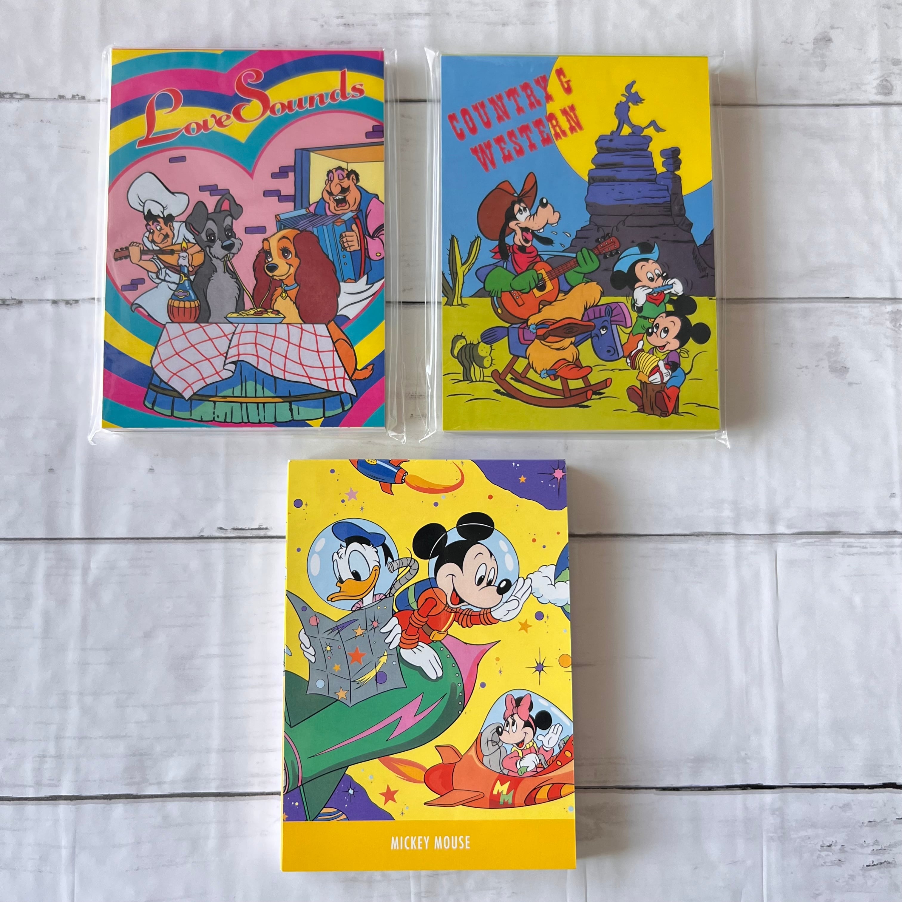 ディズニー レトロデザイン メモ ミッキーフレンズ | amo．