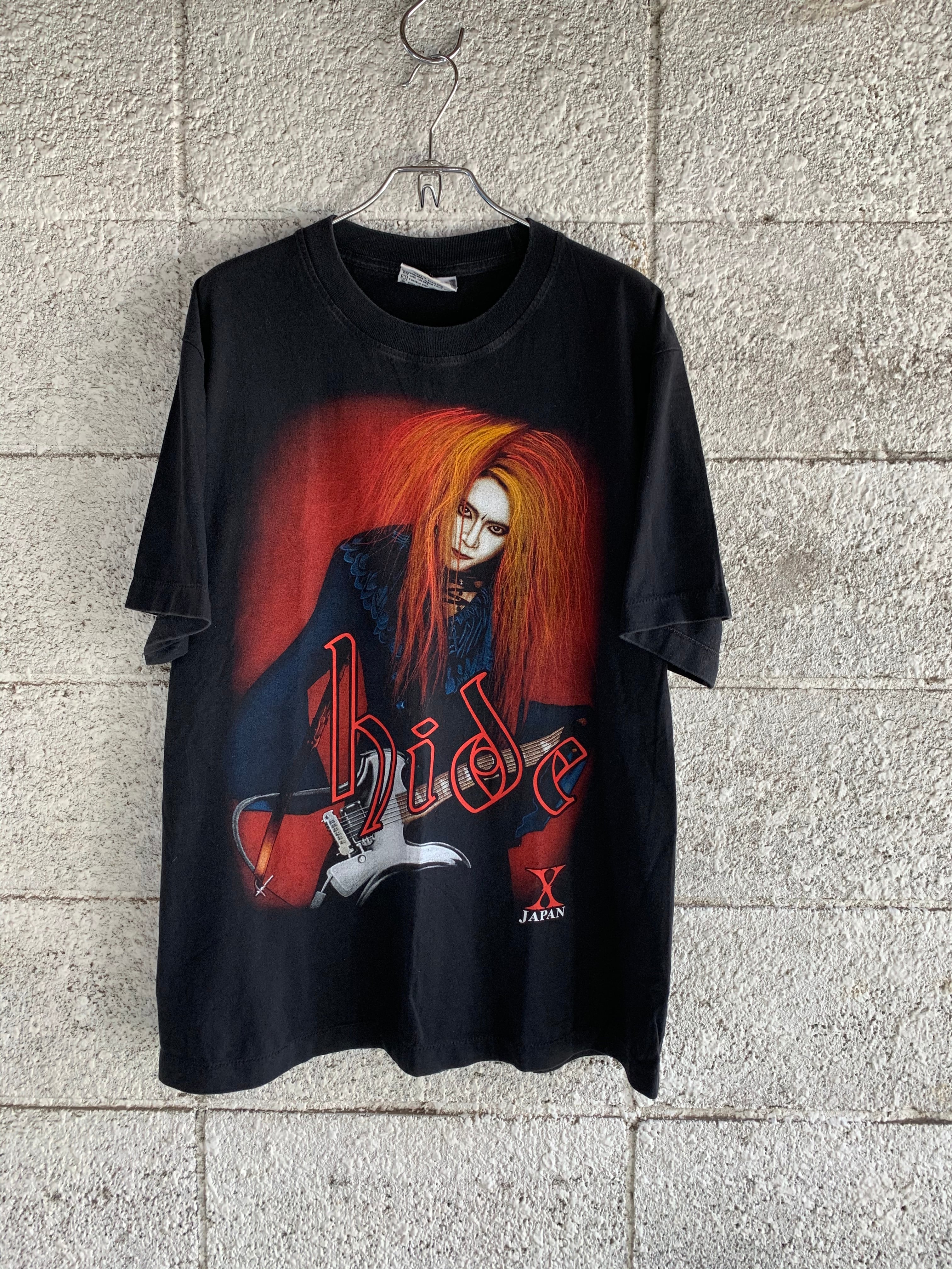 90s X JAPAN HIDE / エックスジャパン ヒデ バンド Tシャツ (L) | 水戸
