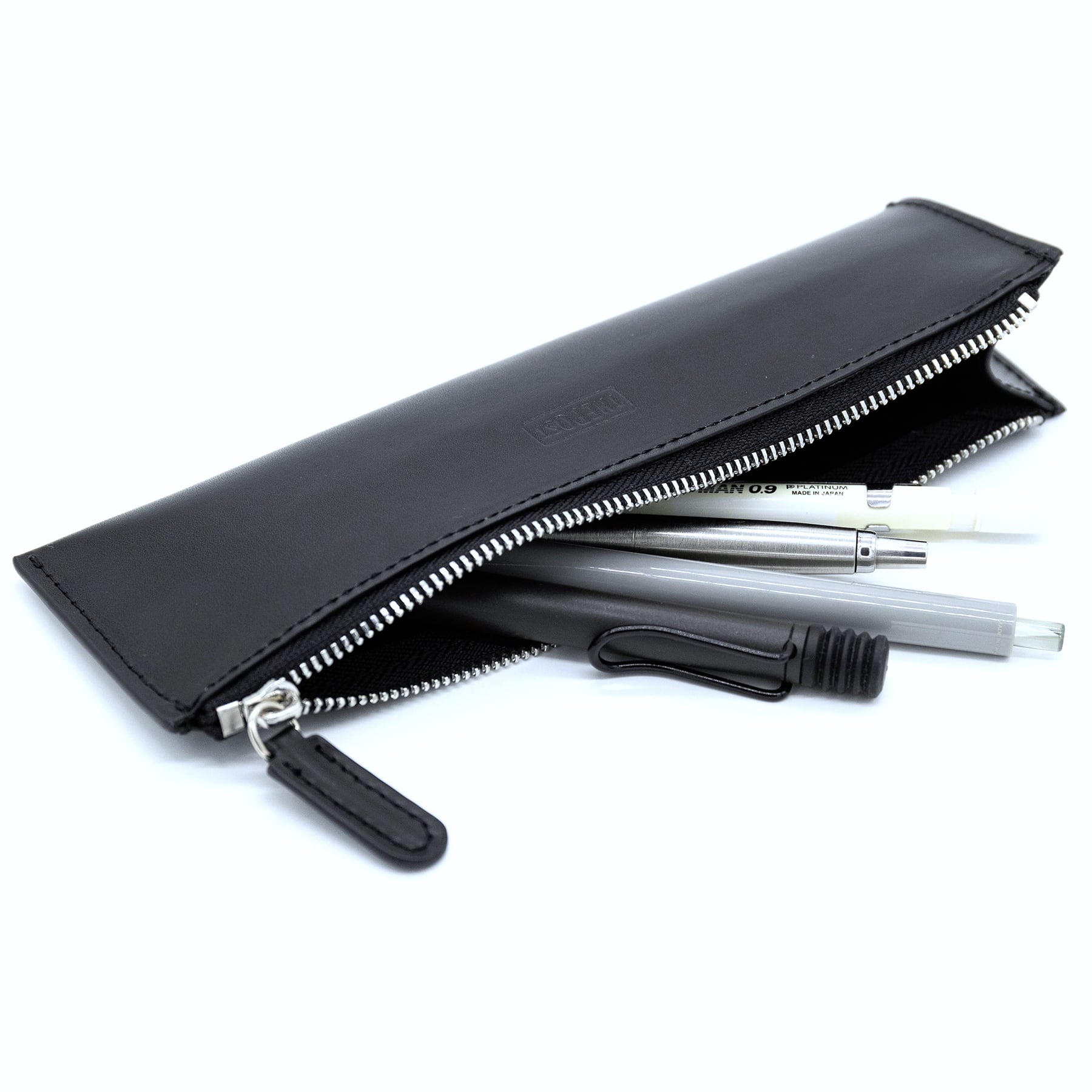 ルボナー デブペンケース エレファントレザー ブラック ルボナー ペン