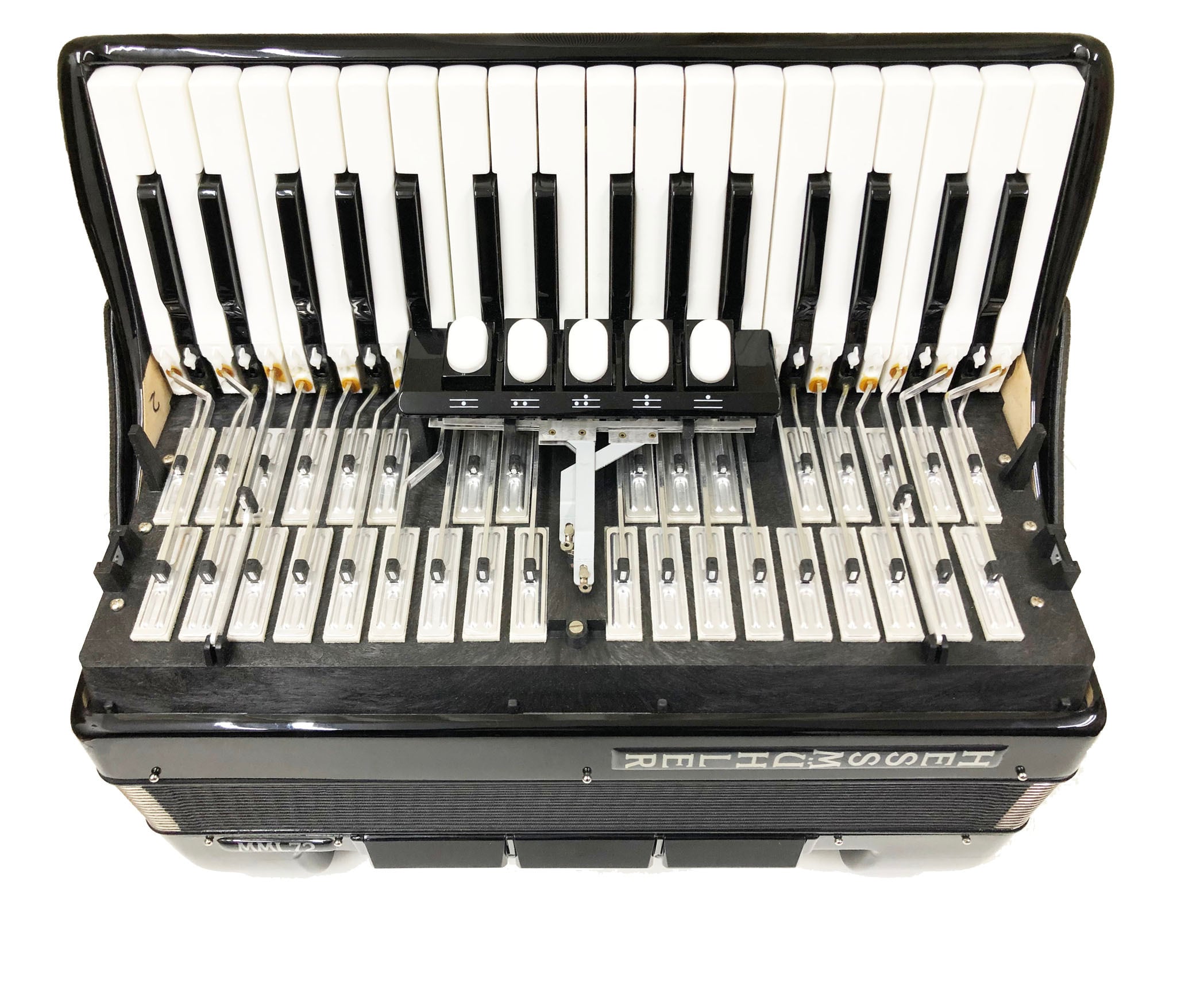 ドイツ製 ヘスミューラー MML72 初心者オススメアコーディオン 鍵盤