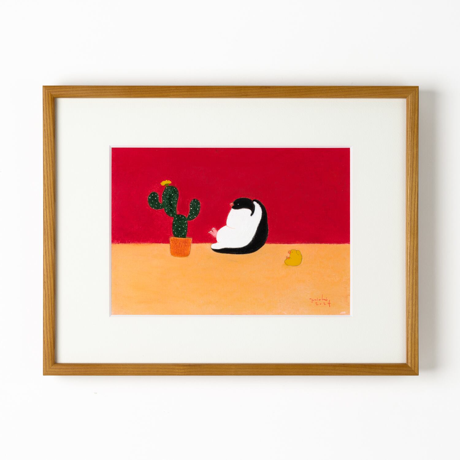 受注販売・来年1月のお届け】Sano Yuichi 複製原画 L「珈琲が美味しい