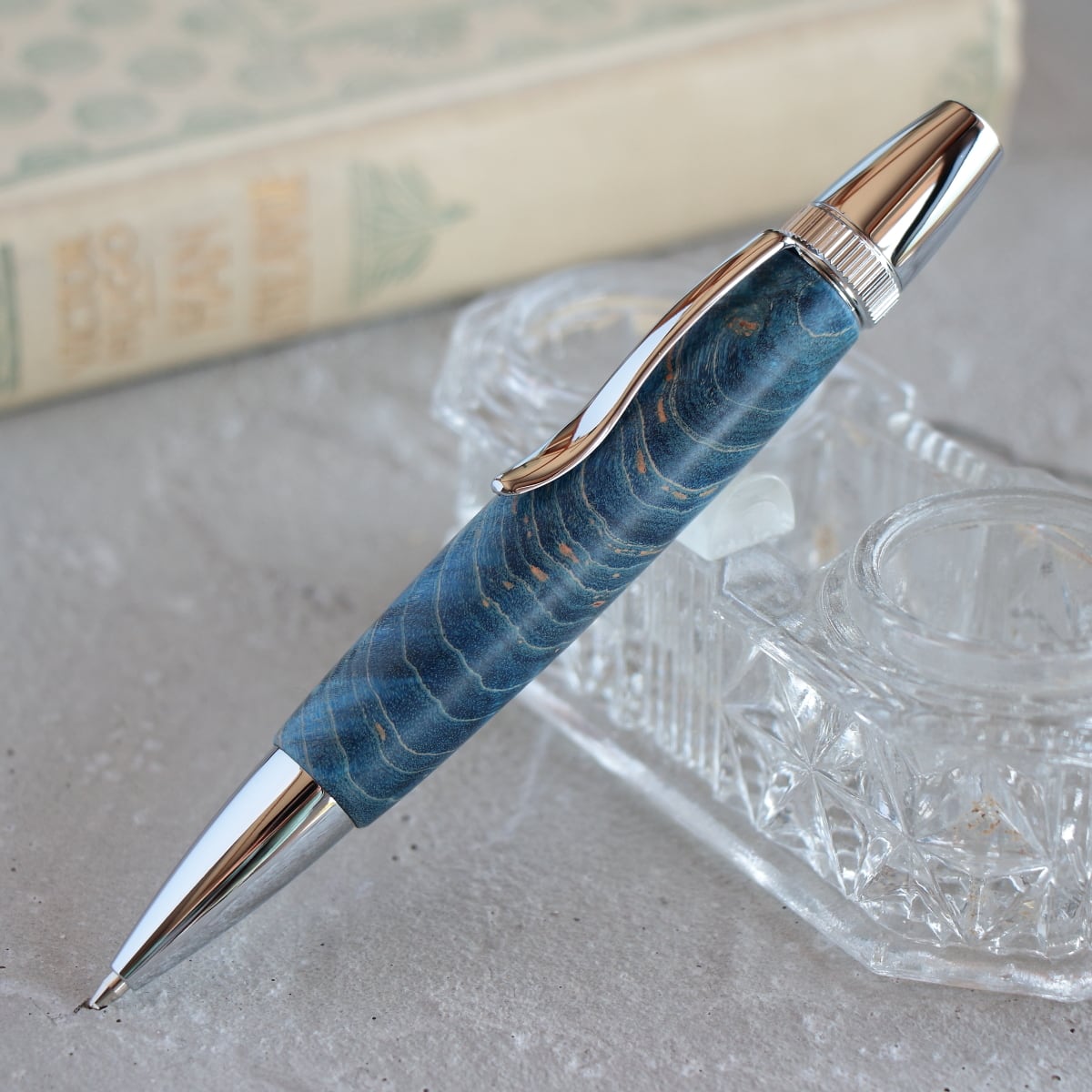 453ペン工房翌檜 スタビライズドウッドバーチバール 木軸シャーペン