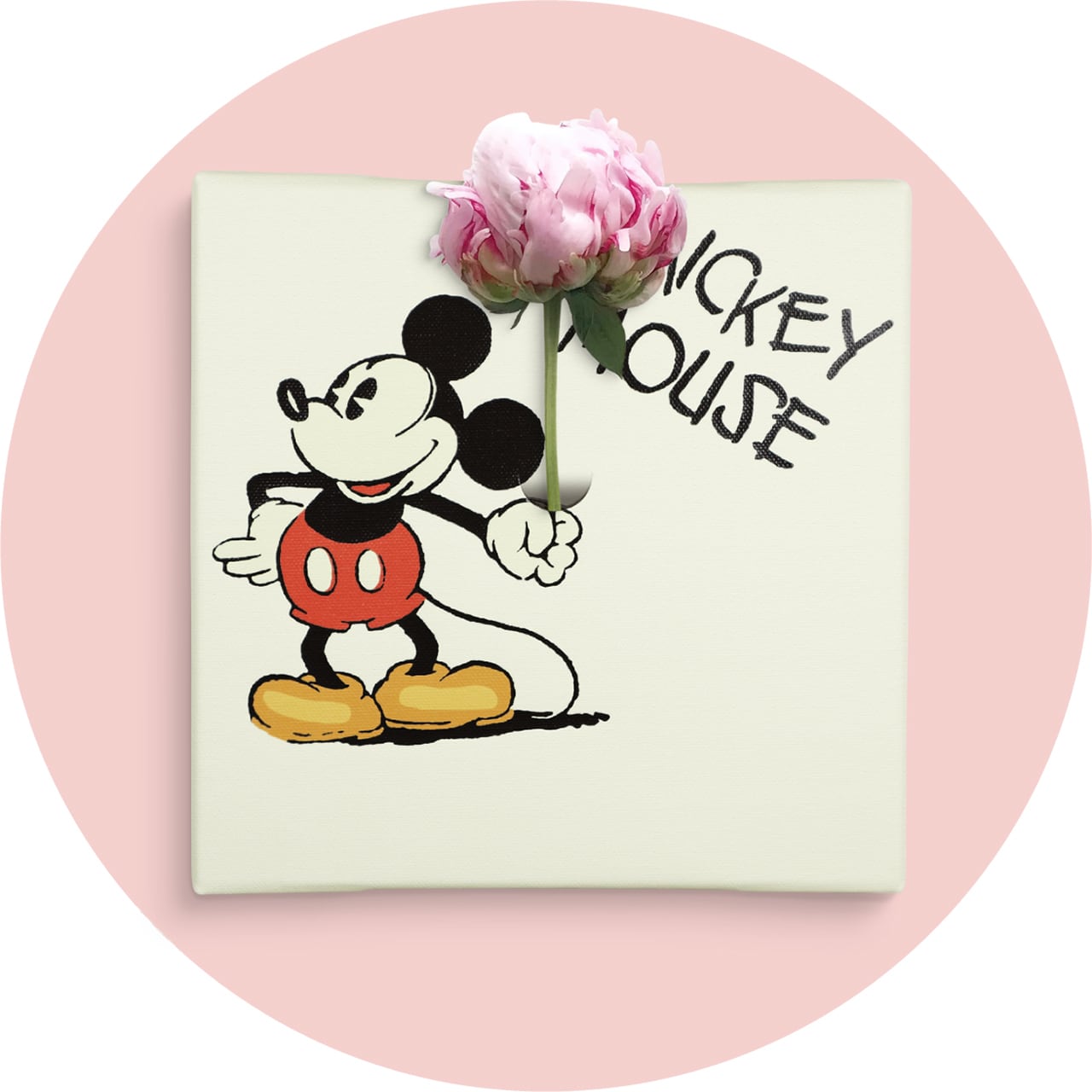 ディズニー公式作家「アリソン・レフコート」作品ミッキーマウス直筆