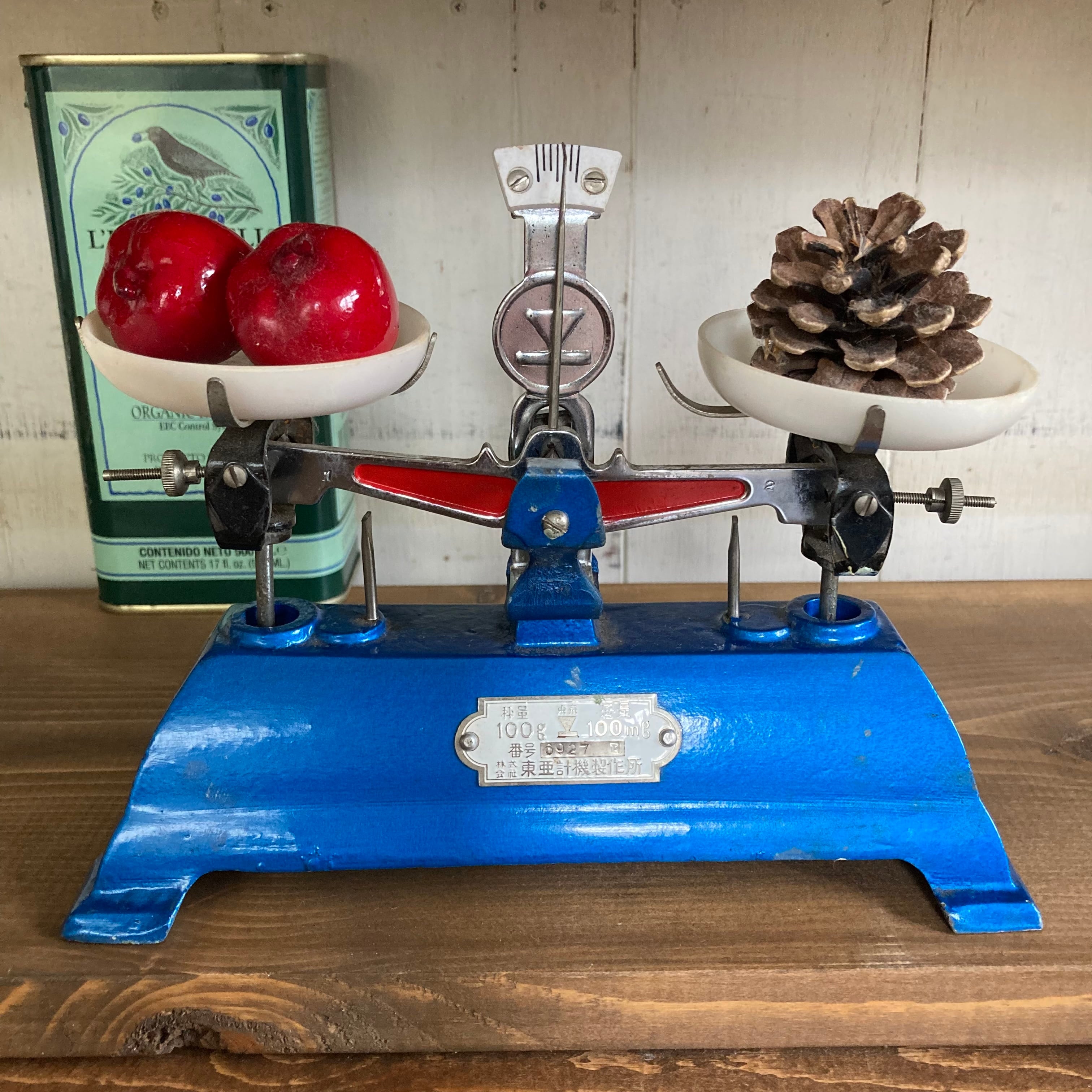 上皿天秤はかり 昭和レトロ 学校 実験 | ちいさな古道具屋さん［snooze］