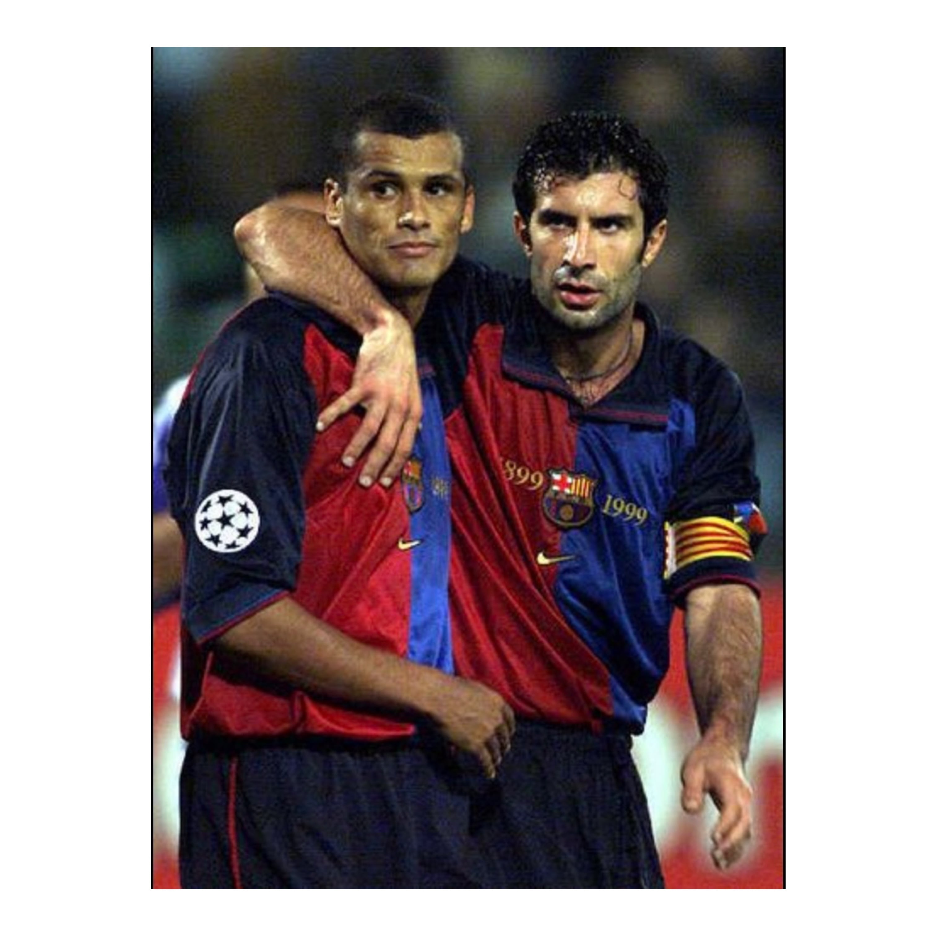 1999 FC Barcelona FIGO 7 centenary home shirt | MARKET