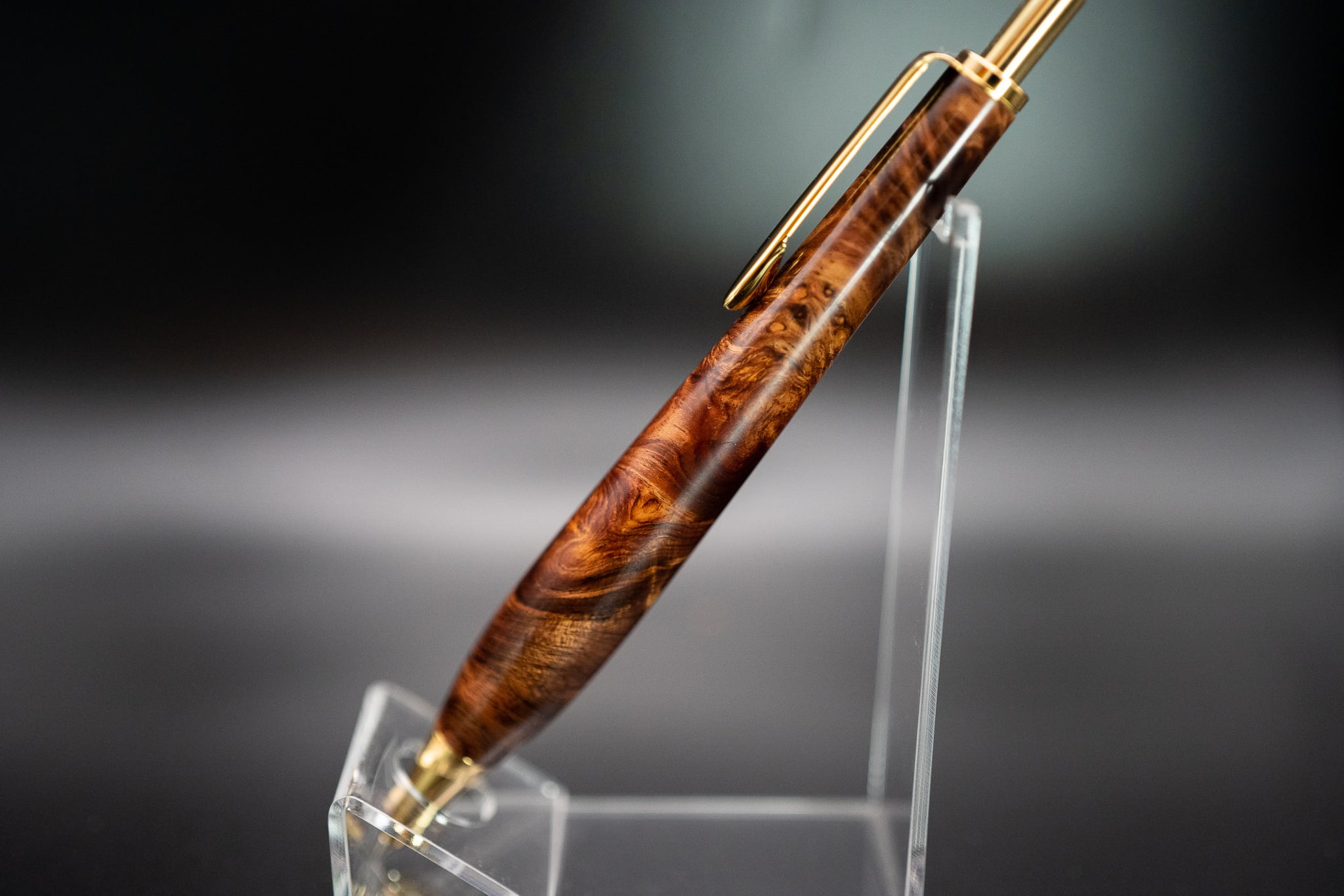 最高峰の瘤材】ホンジュラスローズウッド瘤杢 極上 | 木軸ペン工房 金杢犀