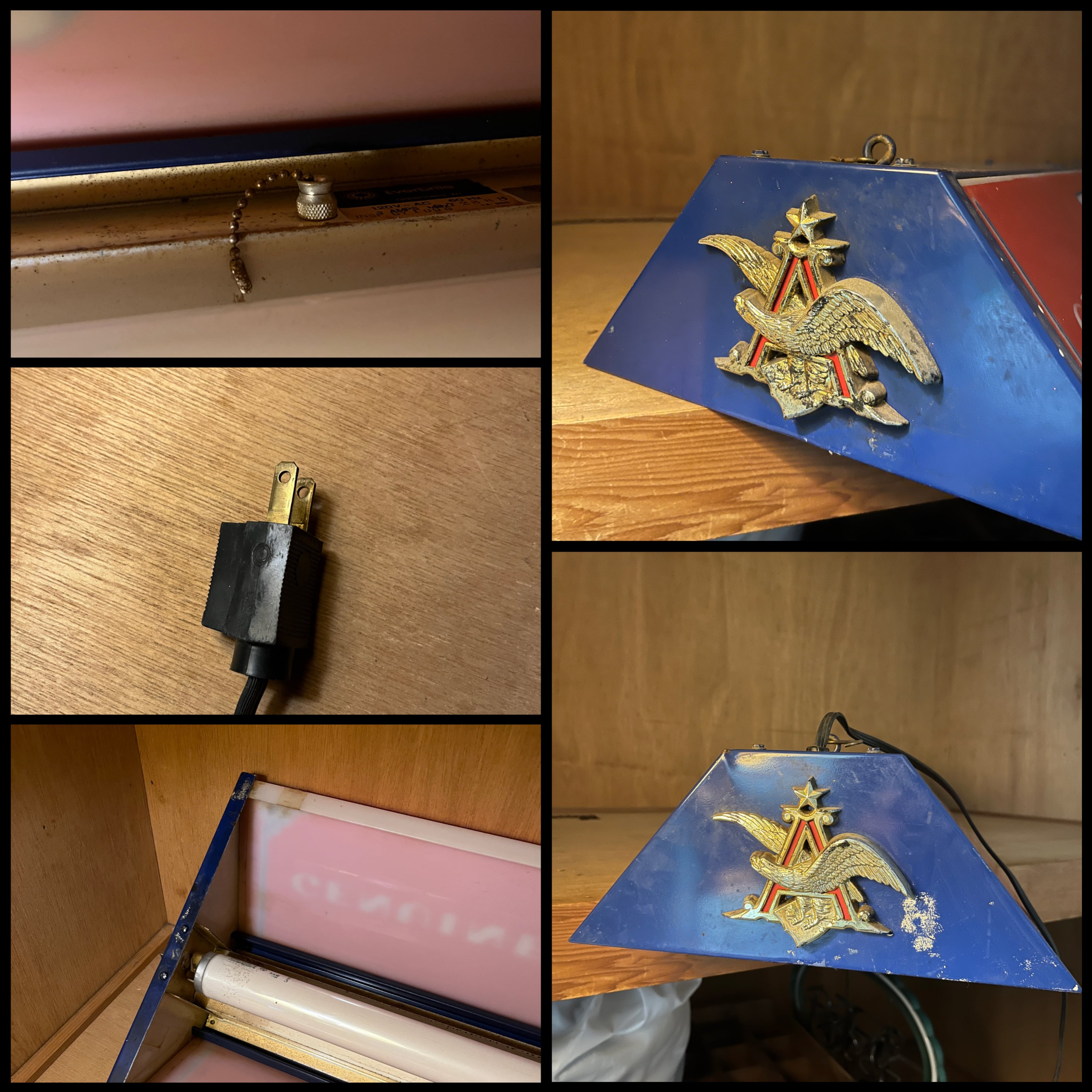 Budweiser バドワイザー プールバーライト ヴィンテージ ✨激レア