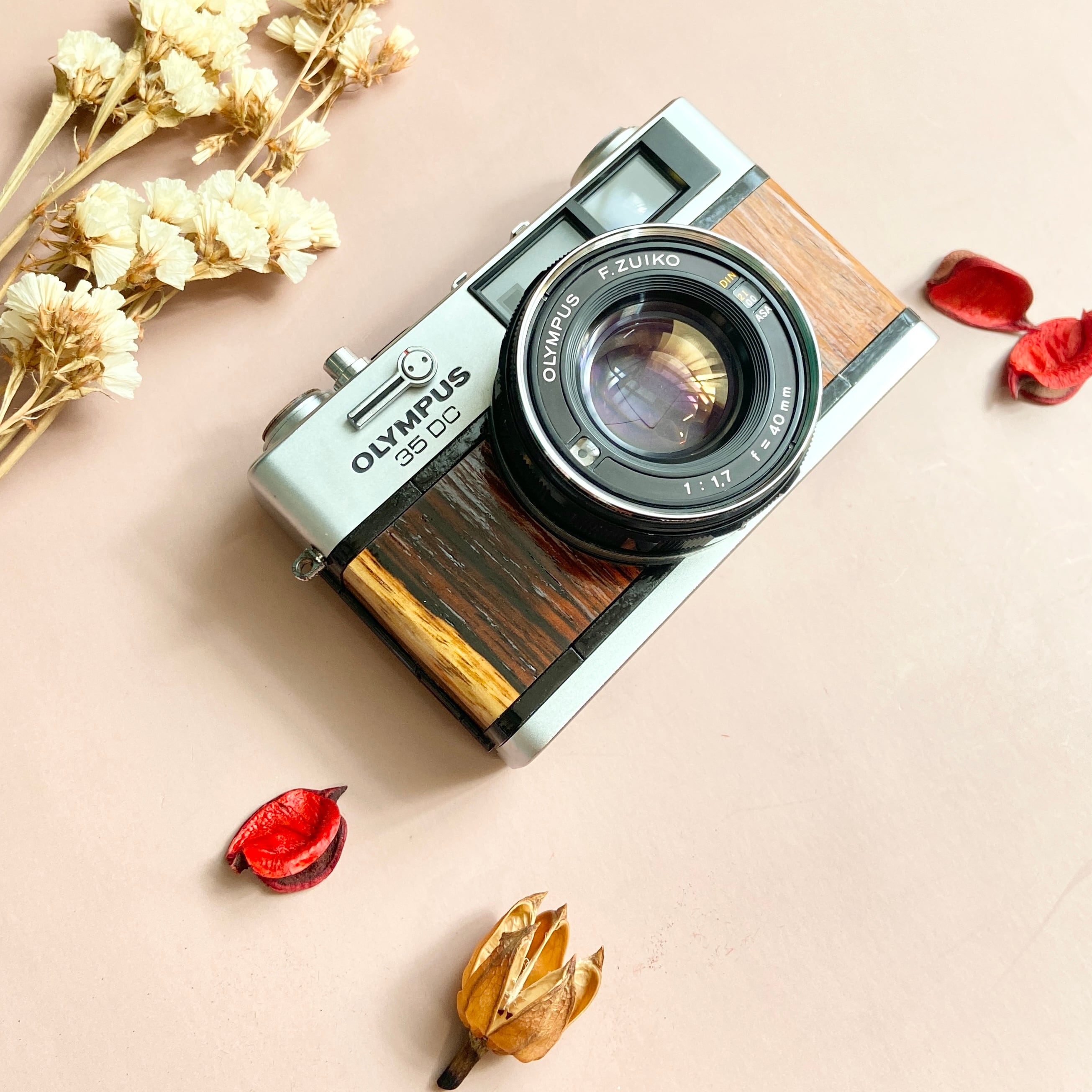 Brazilian Rose ブラジリアン・ローズウッド Olympus 35DC | Macha Cameras