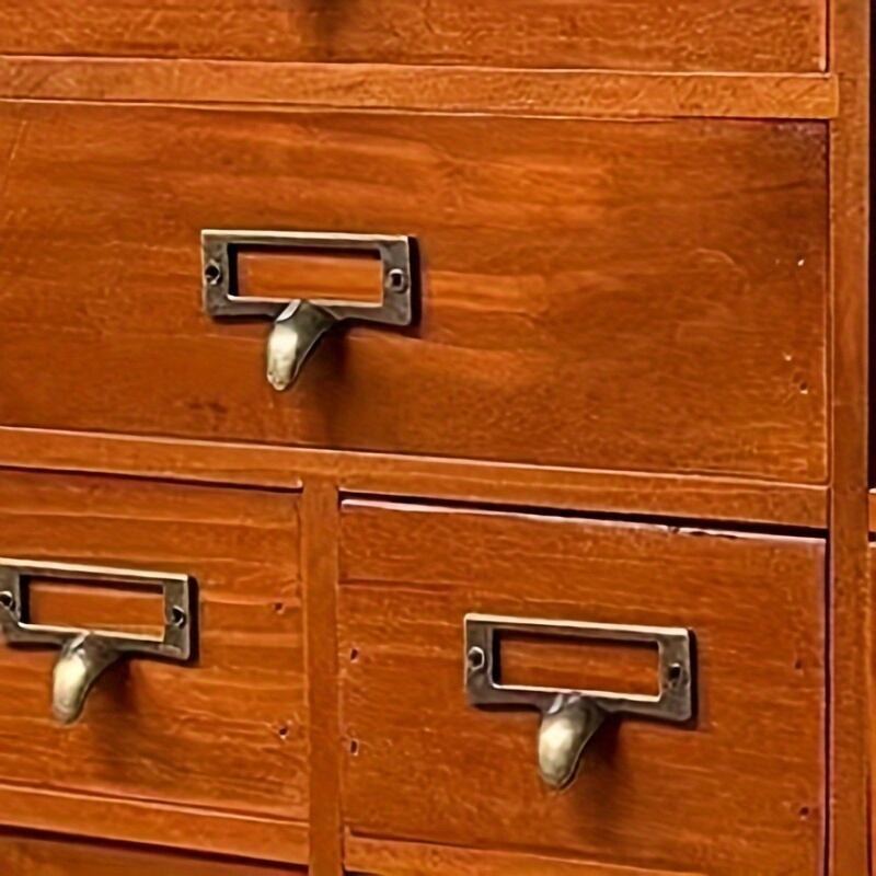 ミニ チェスト 和風 ヴィンテージ調 取っ手 付き おしゃれ かわいい