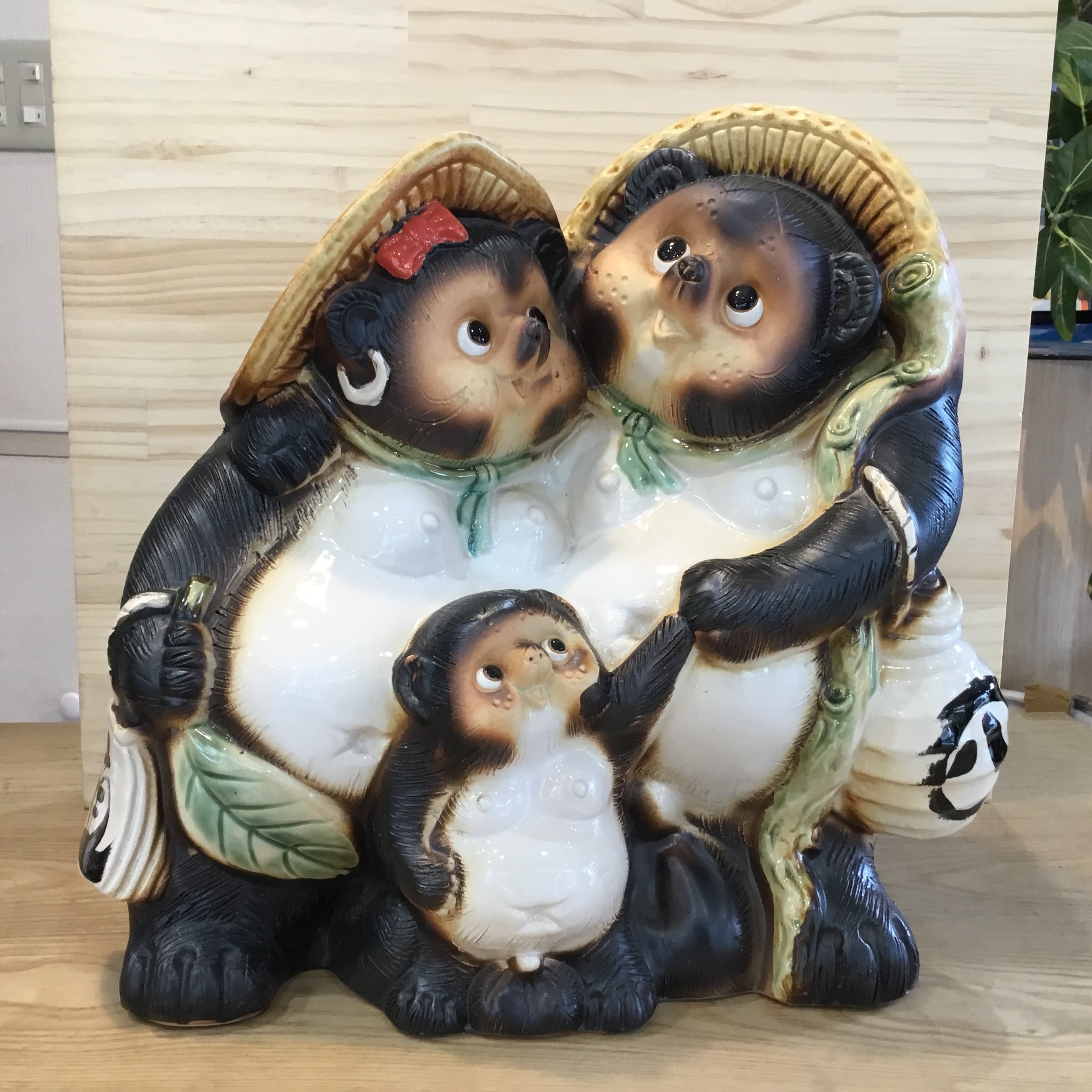 信楽焼たぬき 11号 ファミリー狸 | 趣味の園芸と陶器山竹