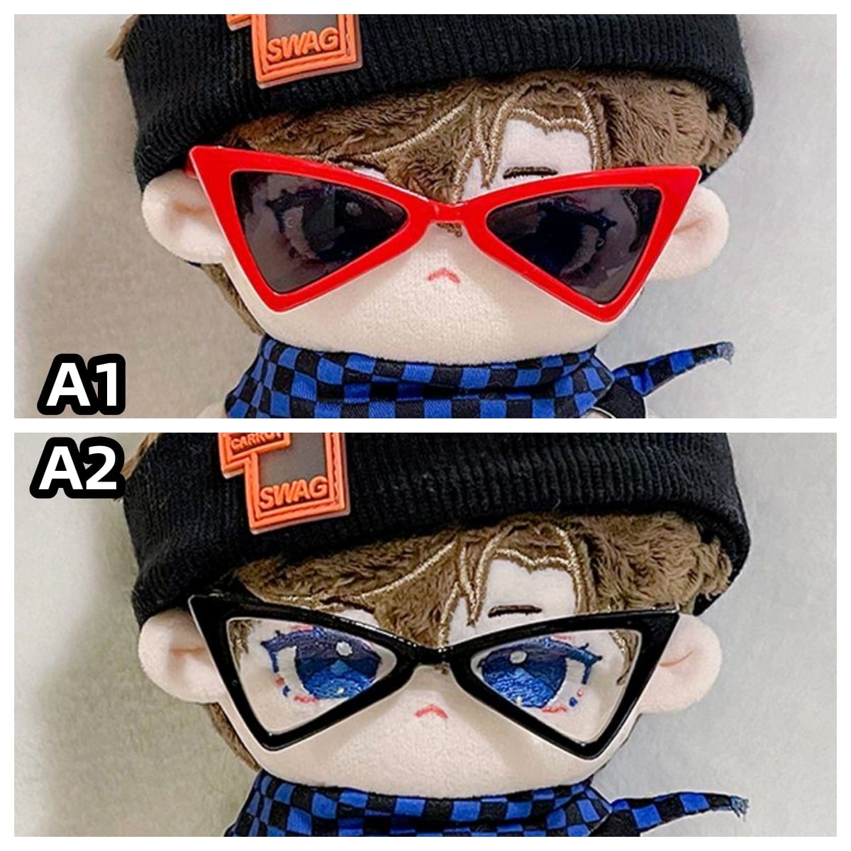 20cm 着せ替えぬいぐるみ用三角サングラス アクセサリー | Meet beauty