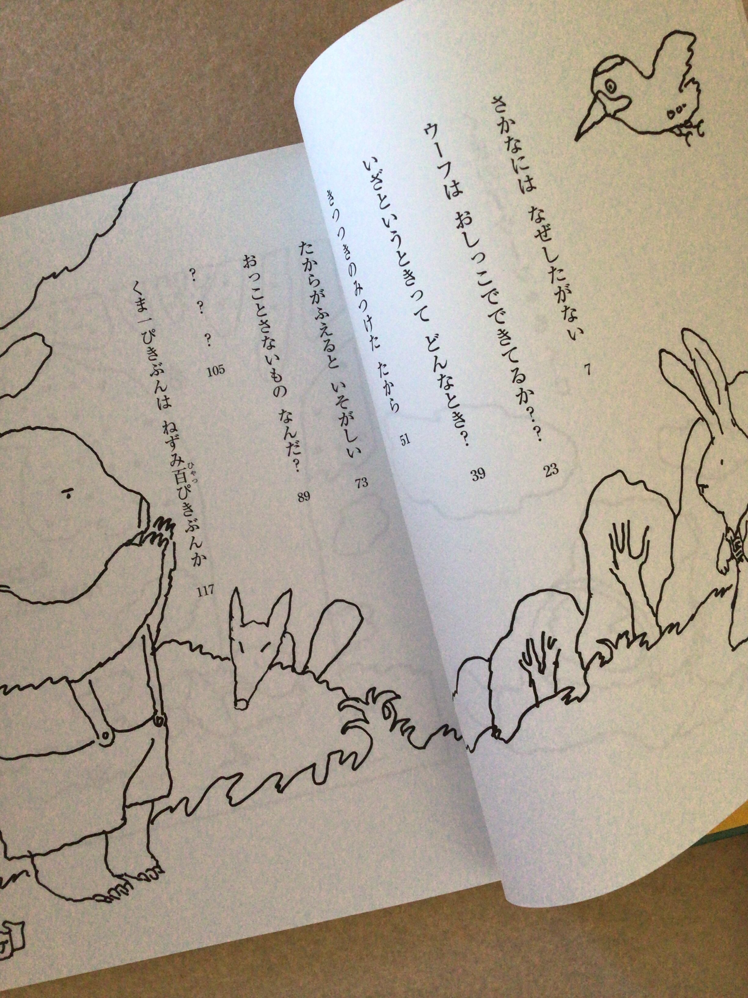 井上洋介 肉筆『くまの子ウーフ』の絵本作家 キャンバスにペン画